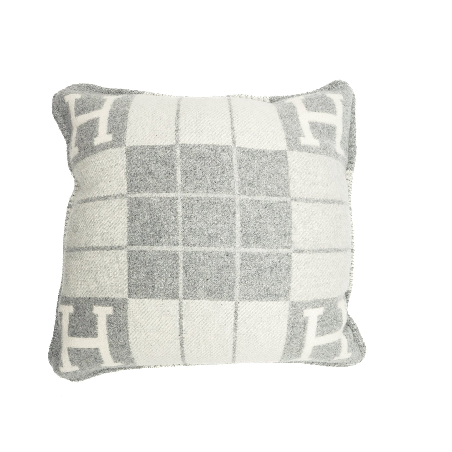 Hermes Avalon III Pillow Ecru Gris Clair