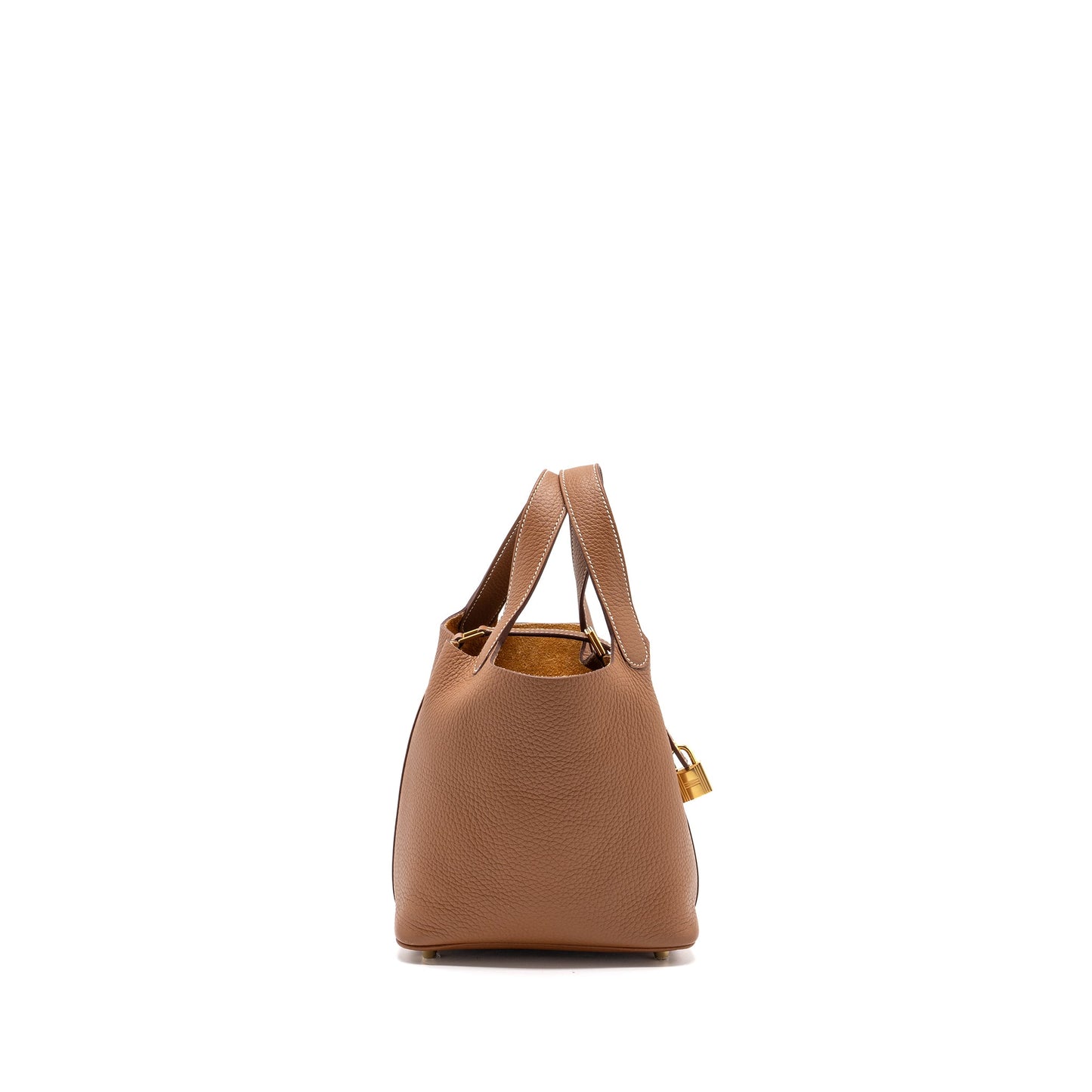 Hermes picotin 18 lock bag clemence gold GHW stamp Z