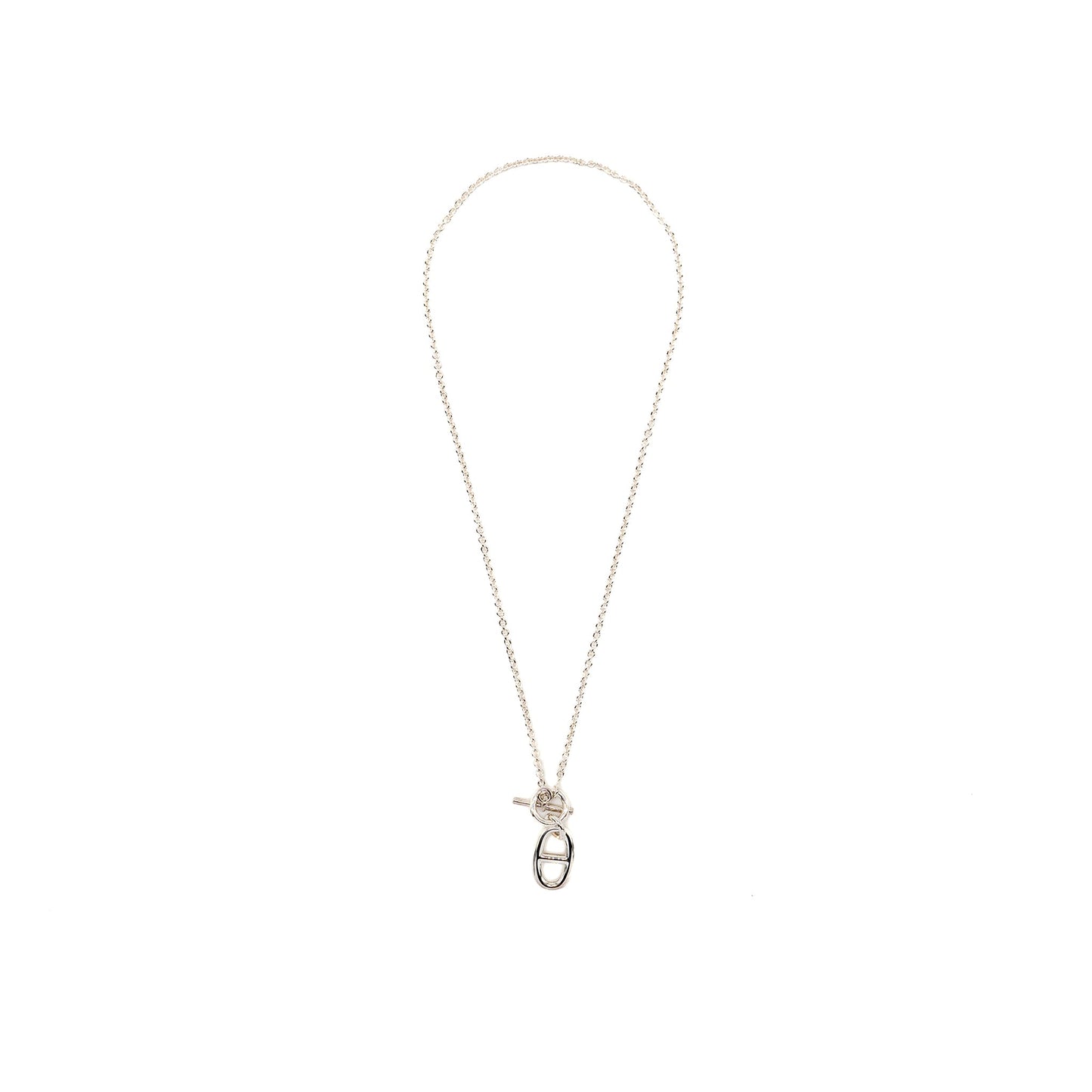 Hermes Chaine D’Ancre Pendant Sterling Silver