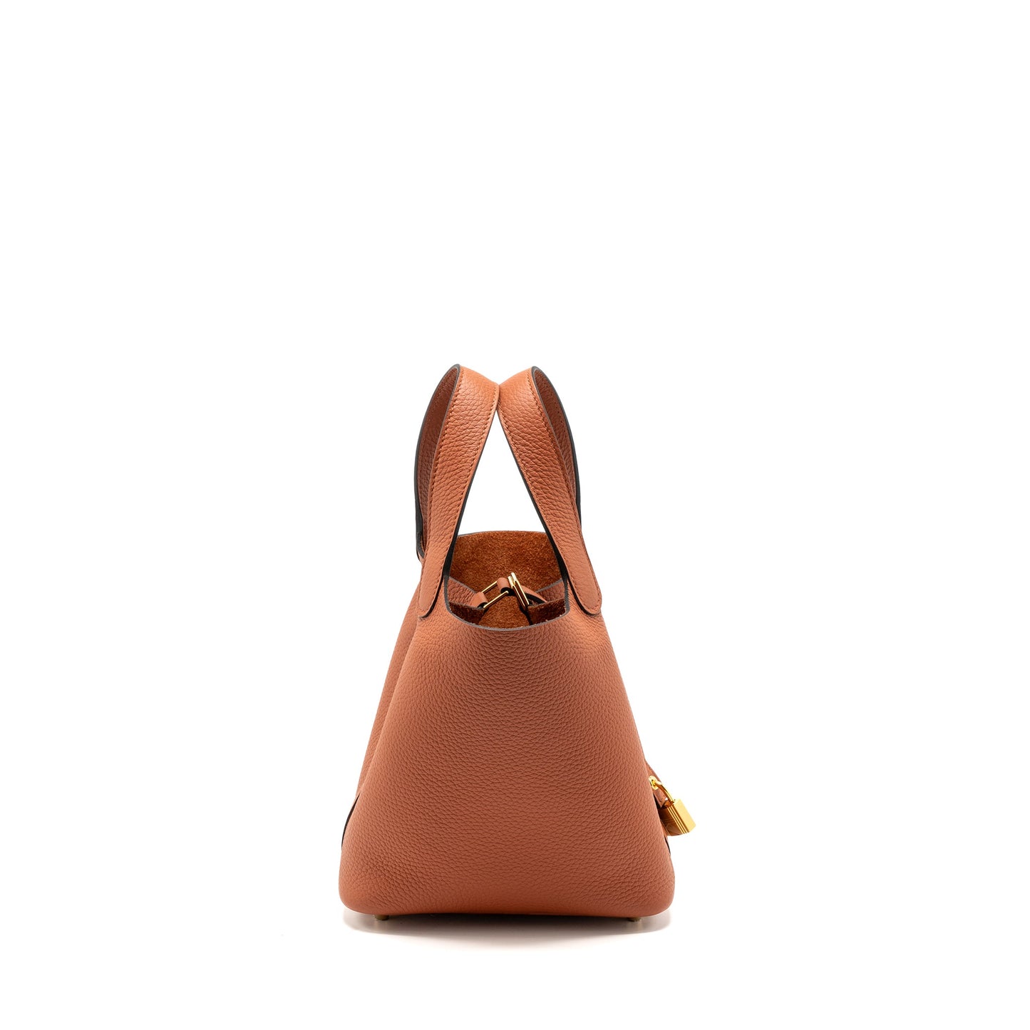 Hermes Picotin 18 lock bag clemence cuivre GHW stamp B