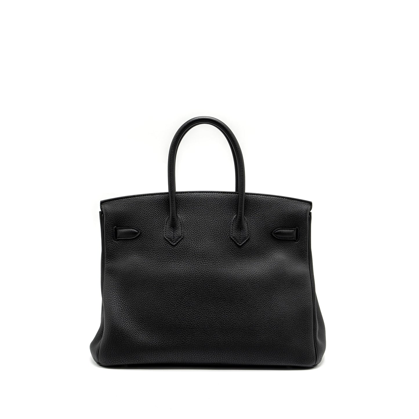 Hermes birkin 35 togo black SHW stamp C