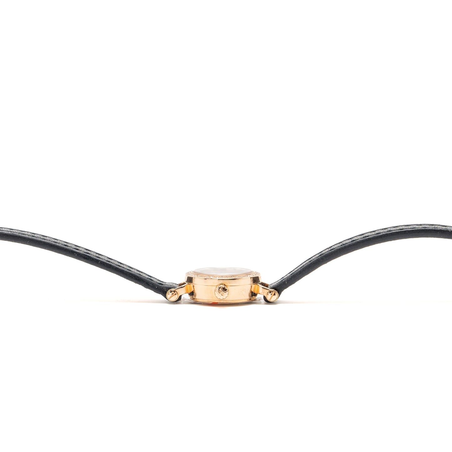 Hermes Faubourg Watch mini model rose gold, diamonds