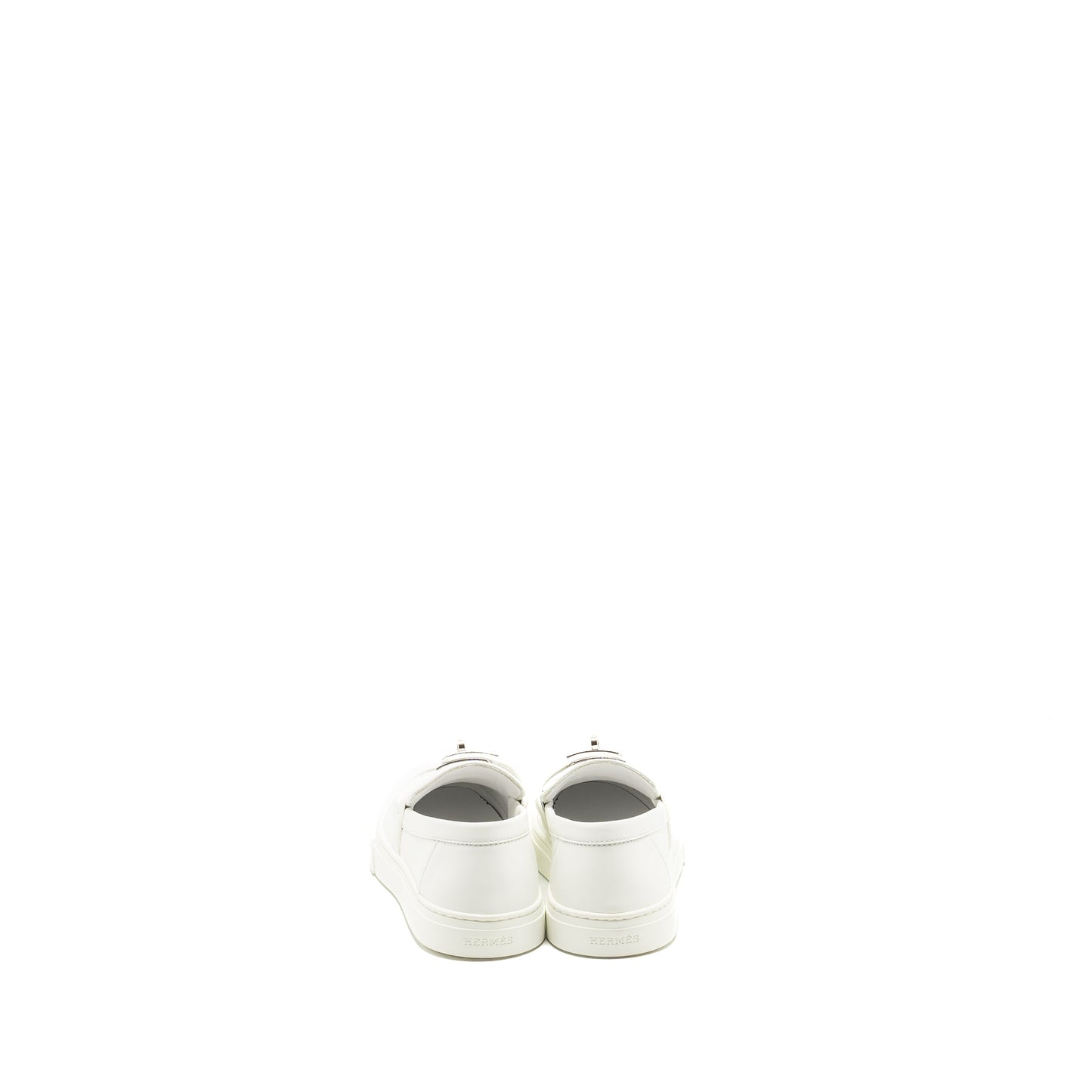 Hermes Size 37.5 Game Slip-on Sneaker White SHW