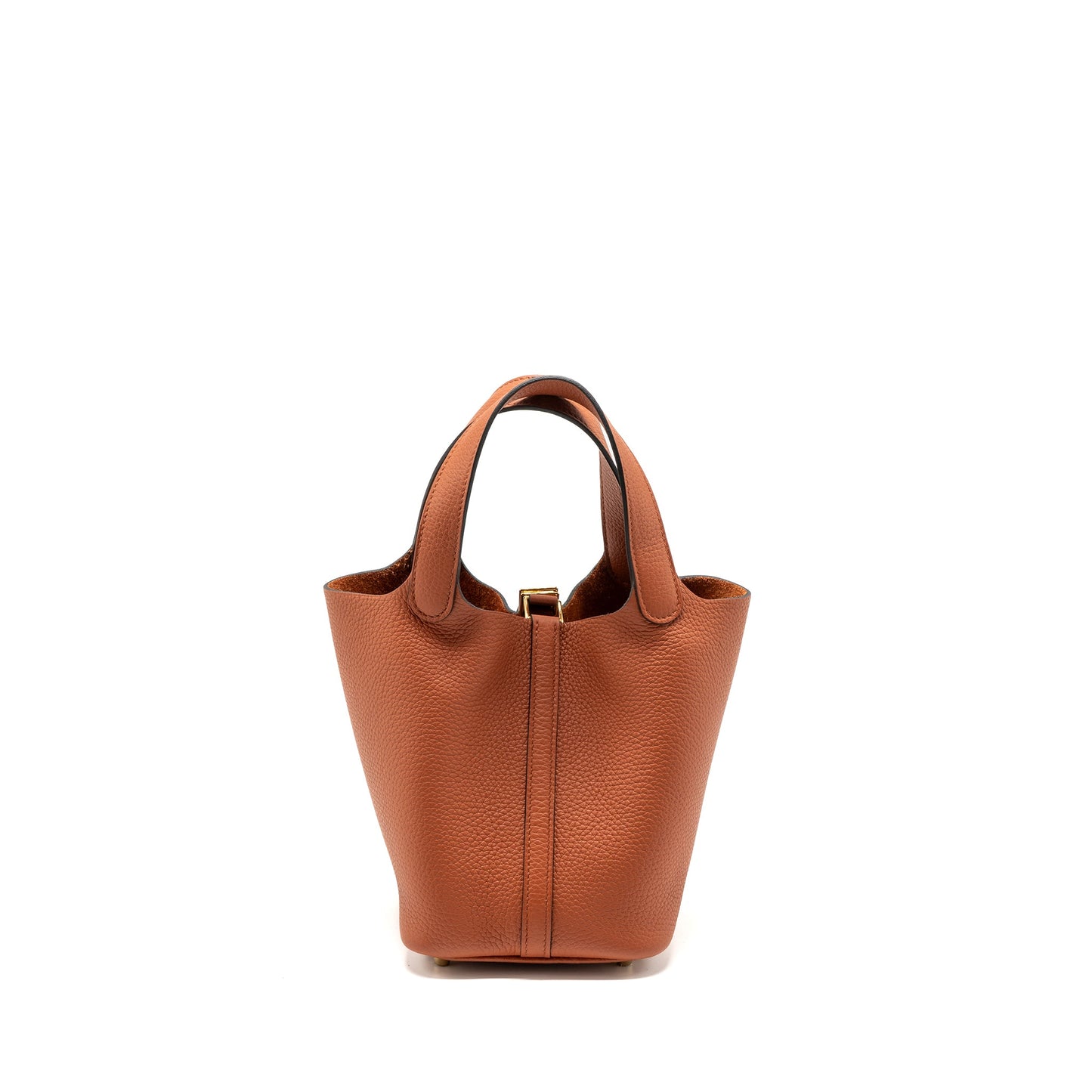 Hermes Picotin 18 lock bag clemence cuivre GHW stamp B