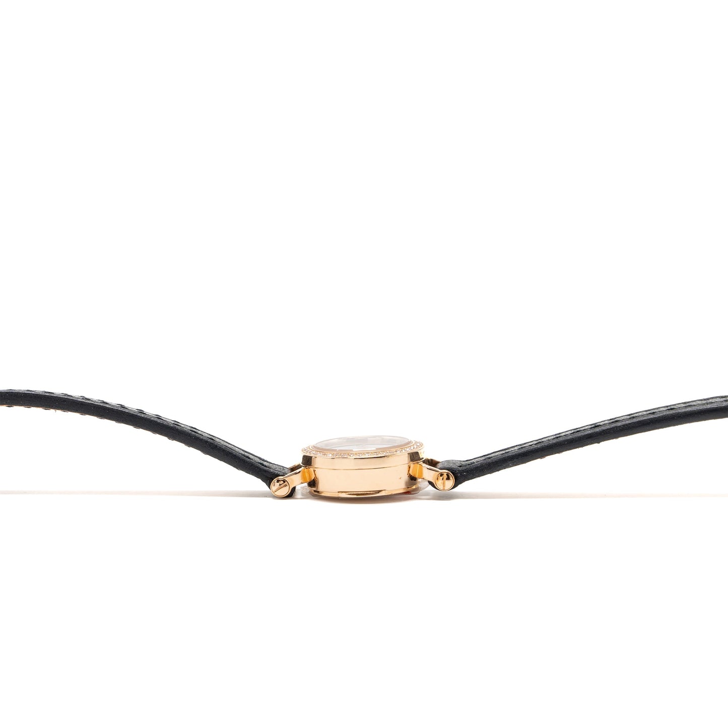 Hermes Faubourg Watch mini model rose gold, diamonds