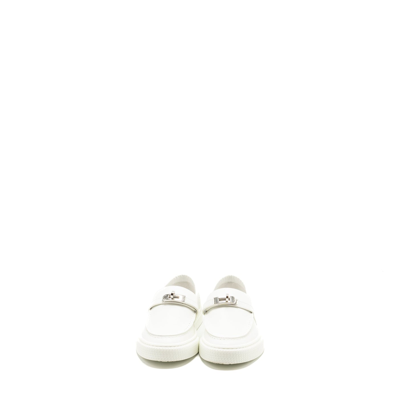 Hermes Size 37.5 Game Slip-on Sneaker White SHW