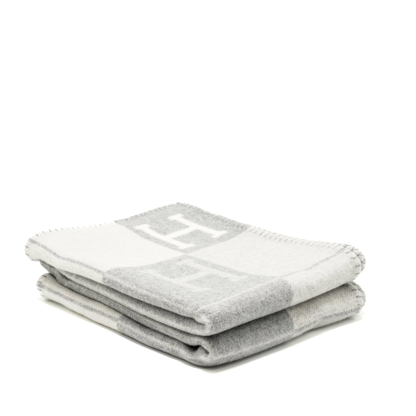 Hermes Avalon Throw blanket Gris Clair