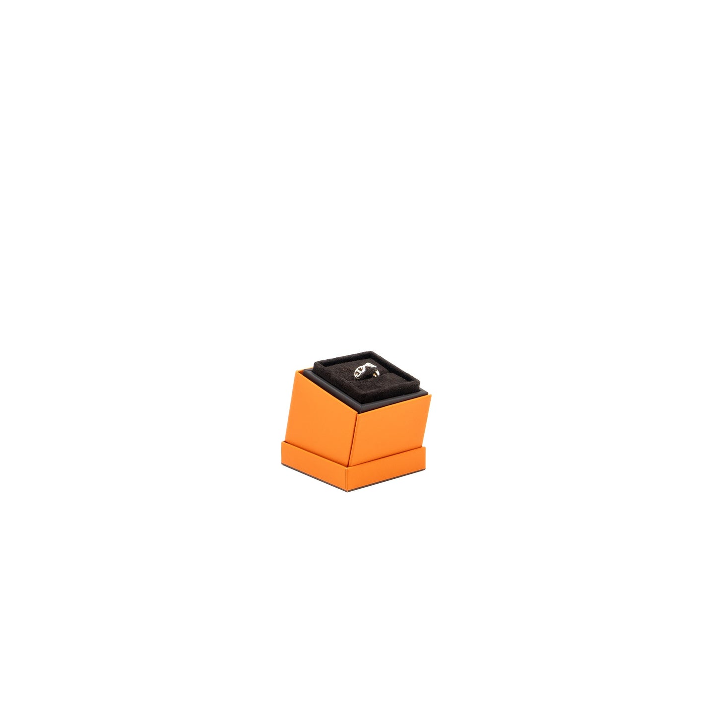 Hermes size 55 Chaine D’ancre Enchainee ring, small model silver