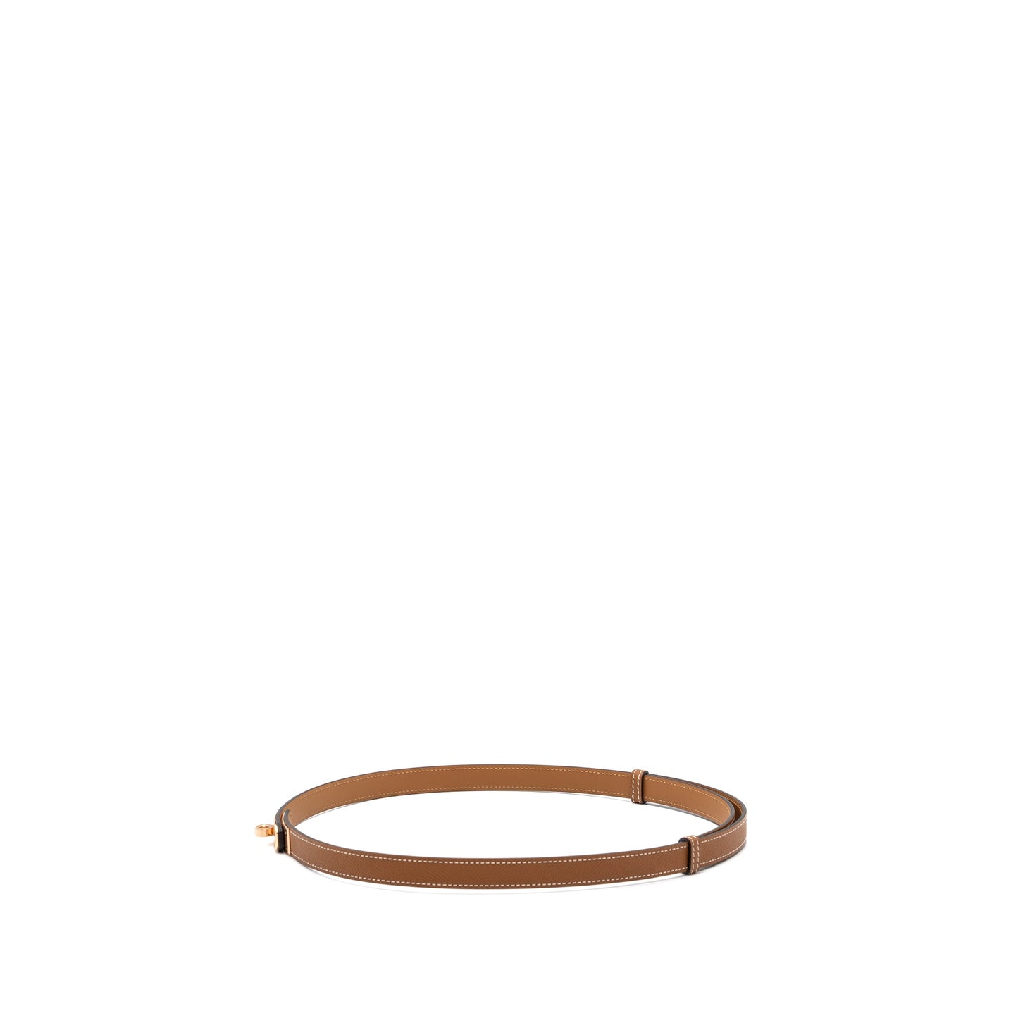 Hermes Kelly 18 Belt Epsom Gold RGHW Stamp Z