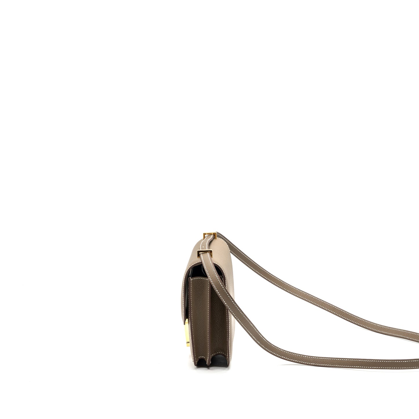 Hermes mini constance epsom etoupe GHW stamp B