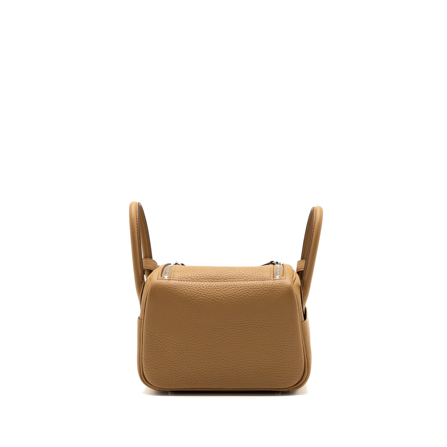 Hermes Mini Lindy Clemence 4B Biscuit SHW Stamp U