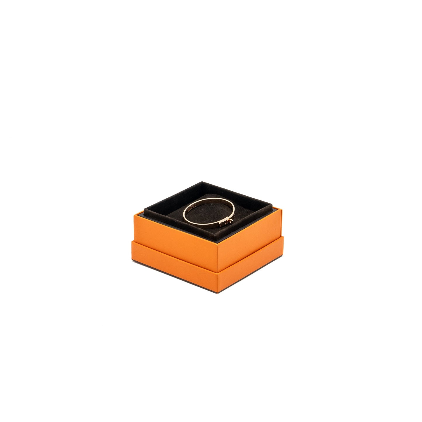 Hermes Size St Kelly Bracelet Rose Gold,4 Diamonds