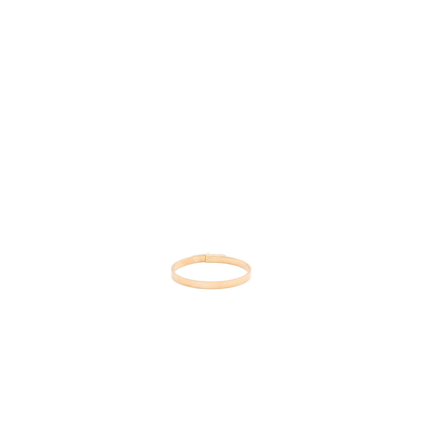 Hermes Size SH Kelly Bracelet Rose Gold With Diamonds