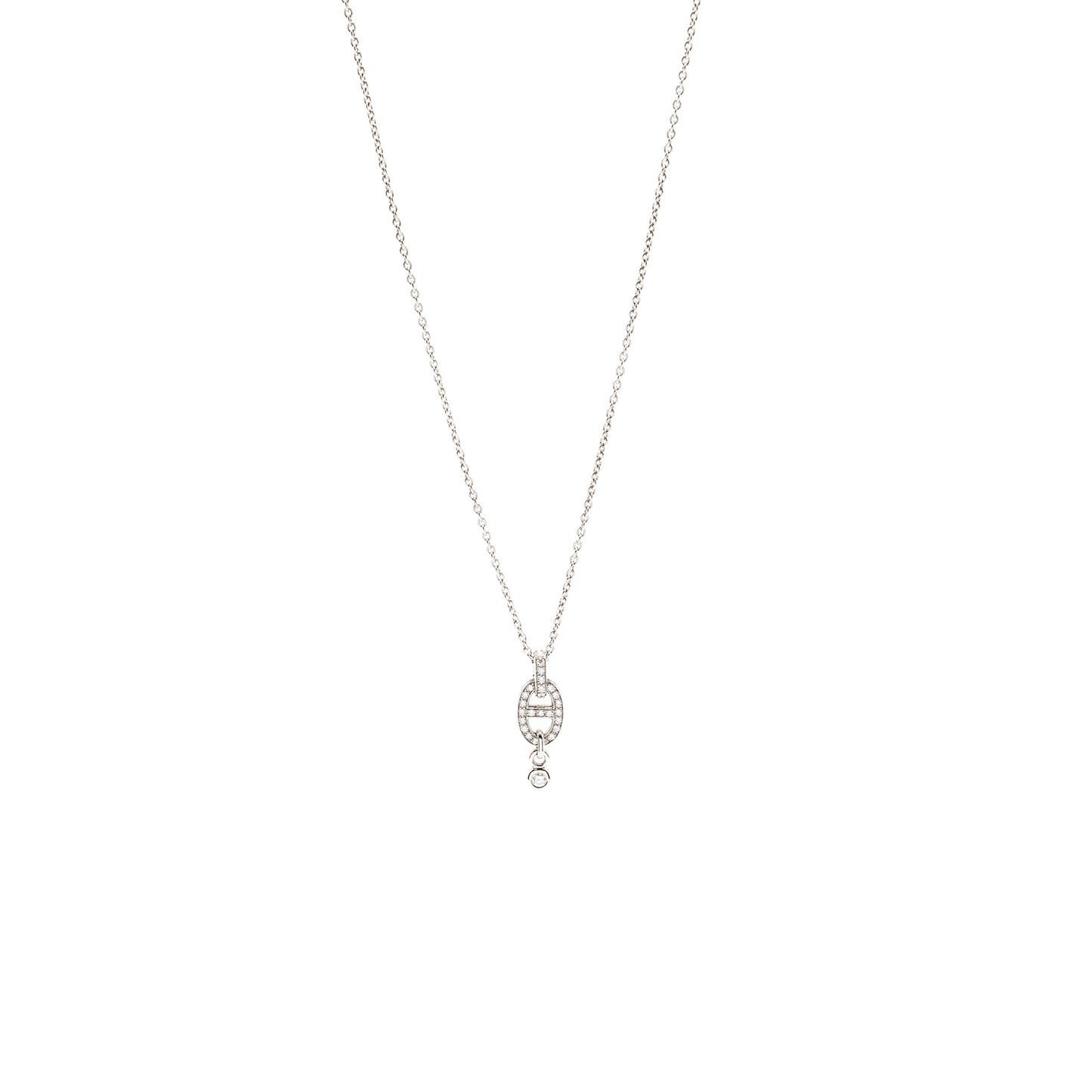 Hermes Farandole Necklace White Gold, Diamonds