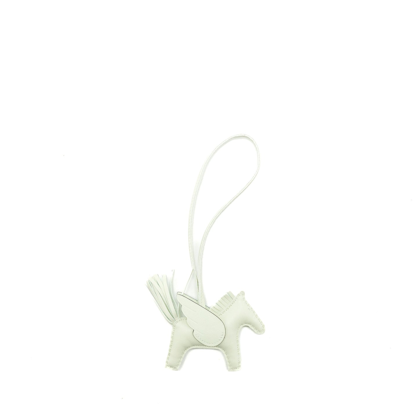 Hermes rodeo pegase pm bag charm vert fizz Stamp B