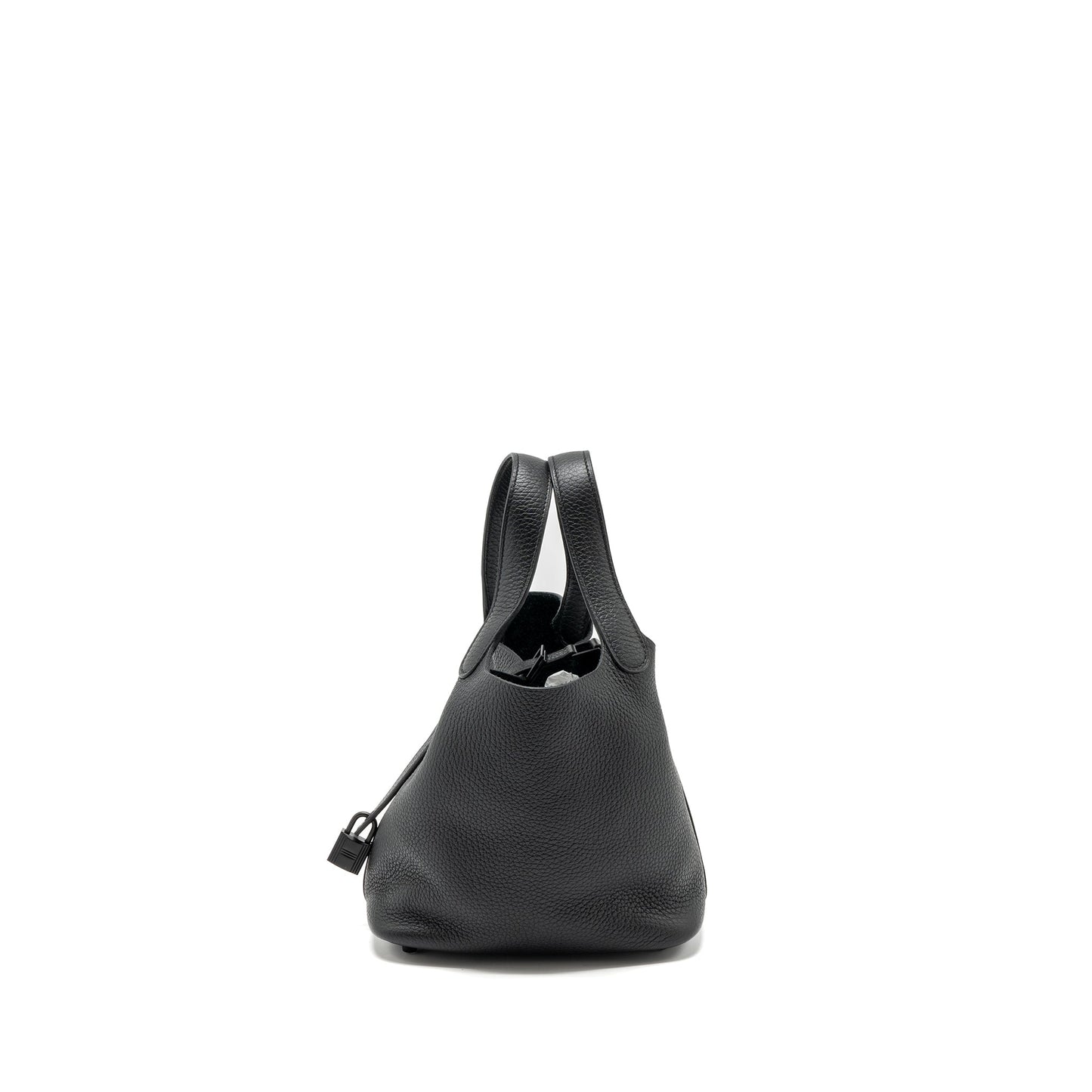 Hermes picotin 18 lock bag clemence so black with black hardware Stamp Z