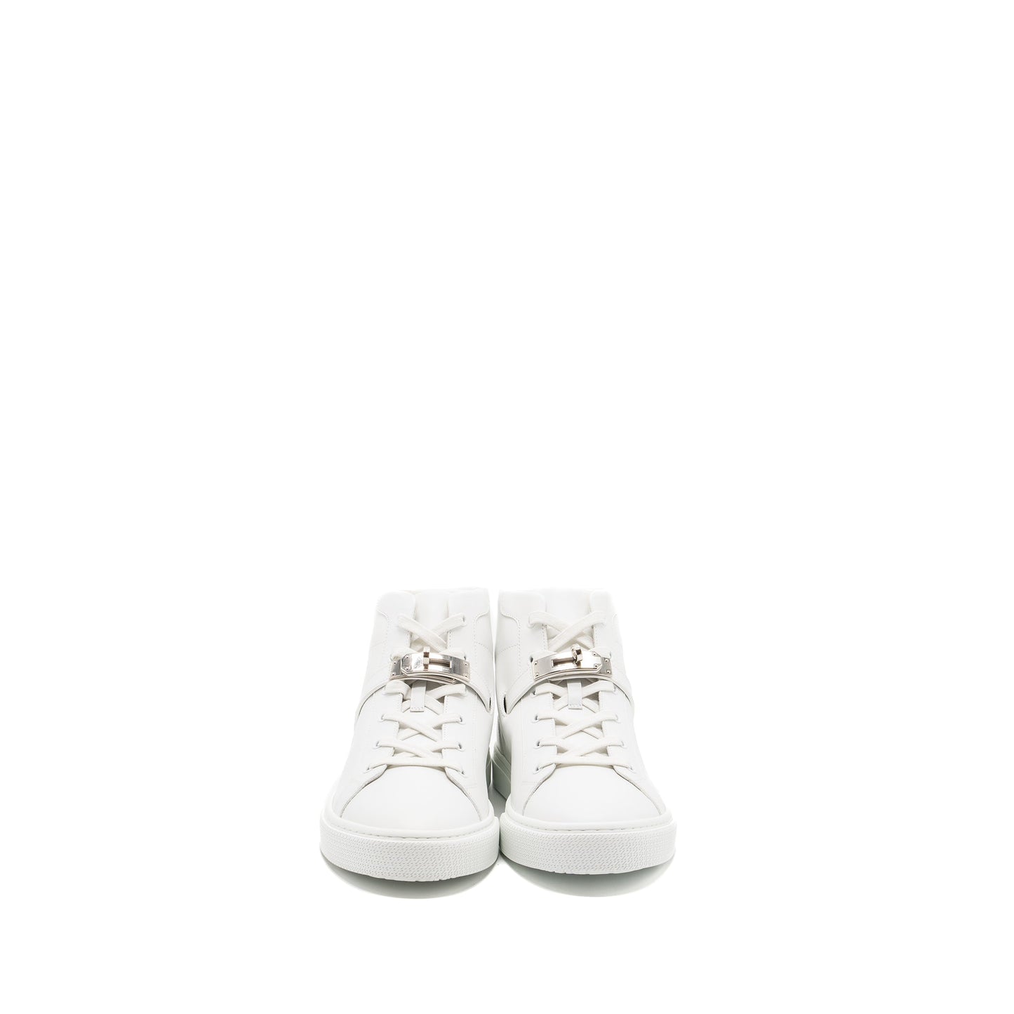 Hermes size 42 daydream sneaker calfskin blanc SHW