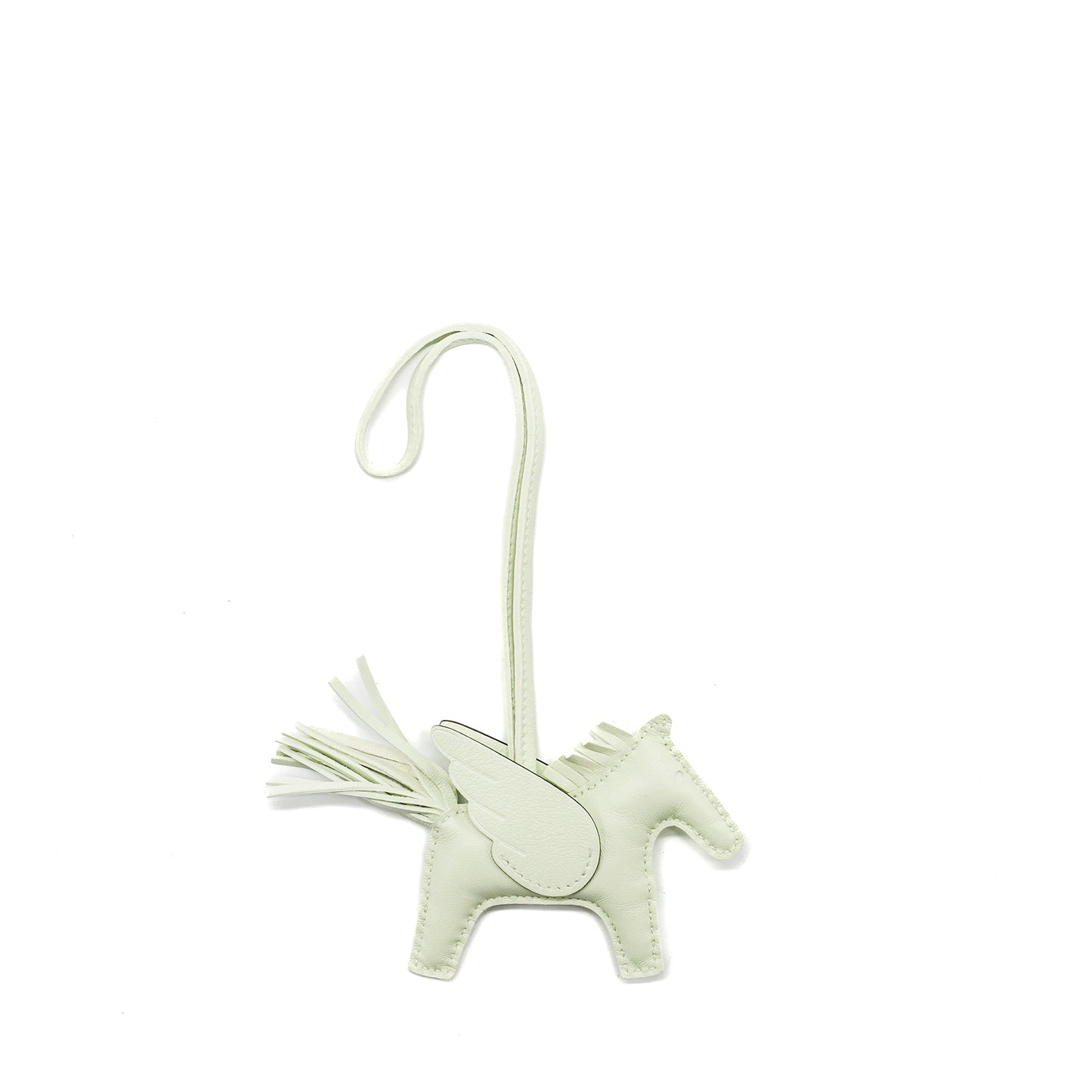 Hermes Rode Pegase PM bag charm vert fizz stamp B