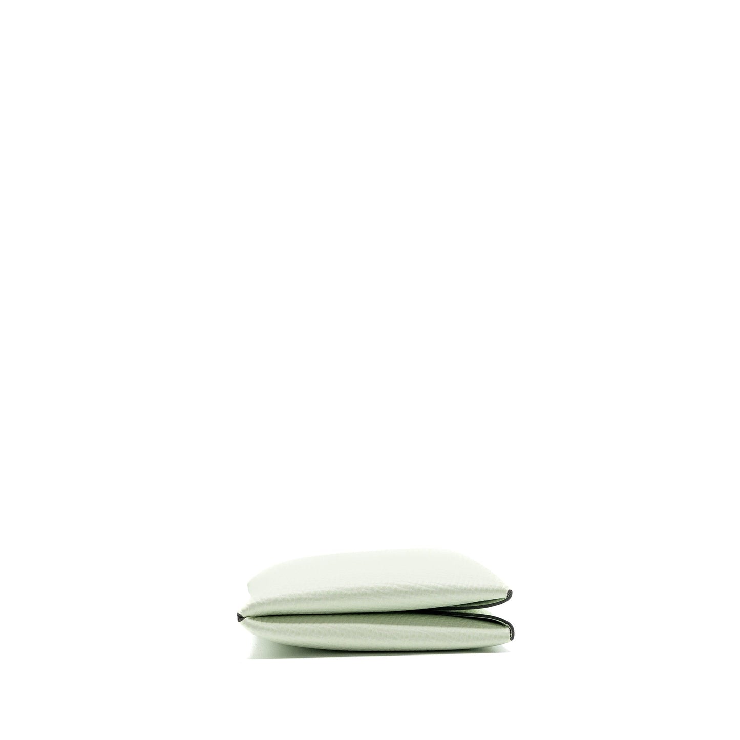 Hermes Calvi Card Holder Epsom Vert Fizz SHW stamp U