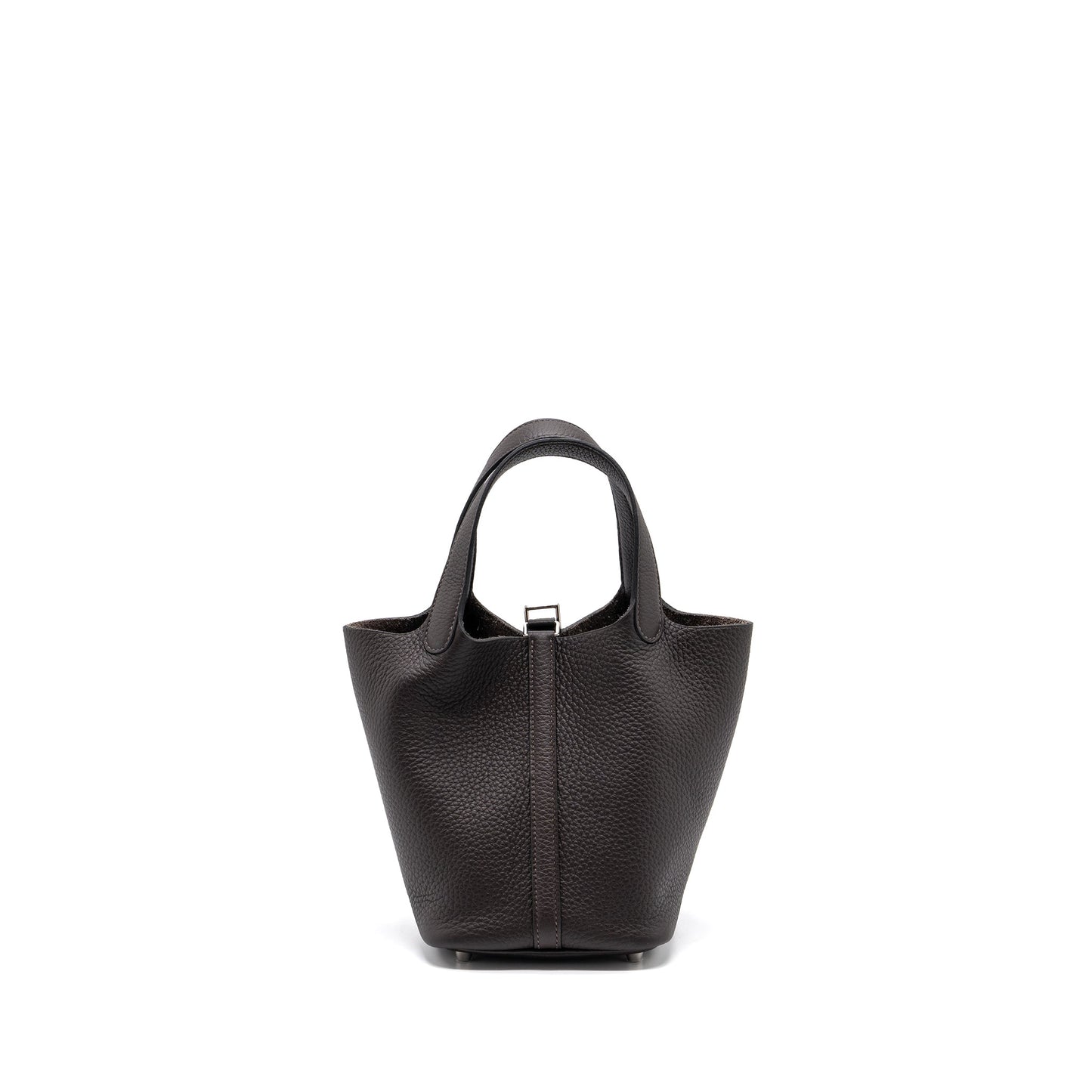 Hermes Picotin 18 Clemence Macassar SHW Stamp B