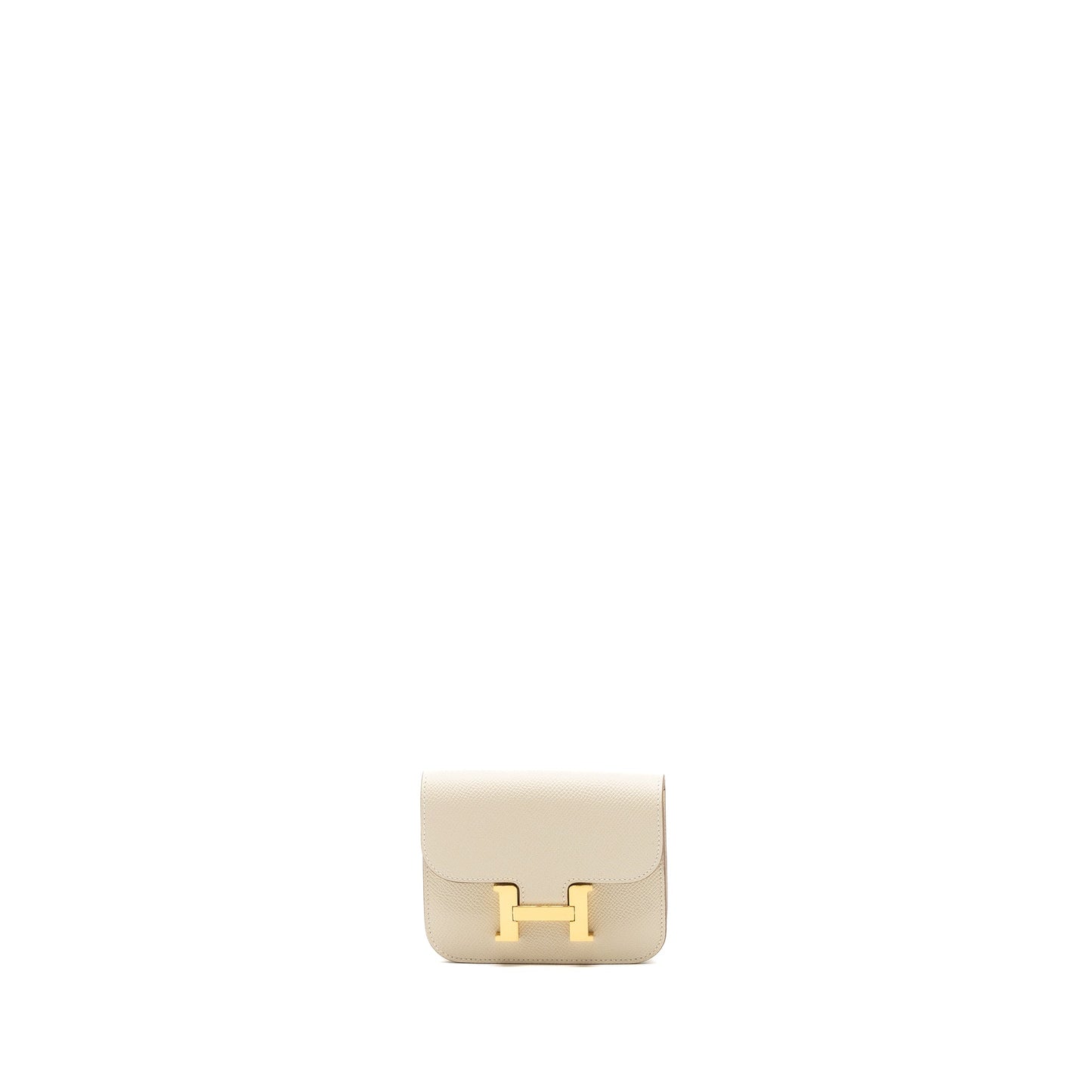 Hermes constance slim epsom Craie GHW Stamp B