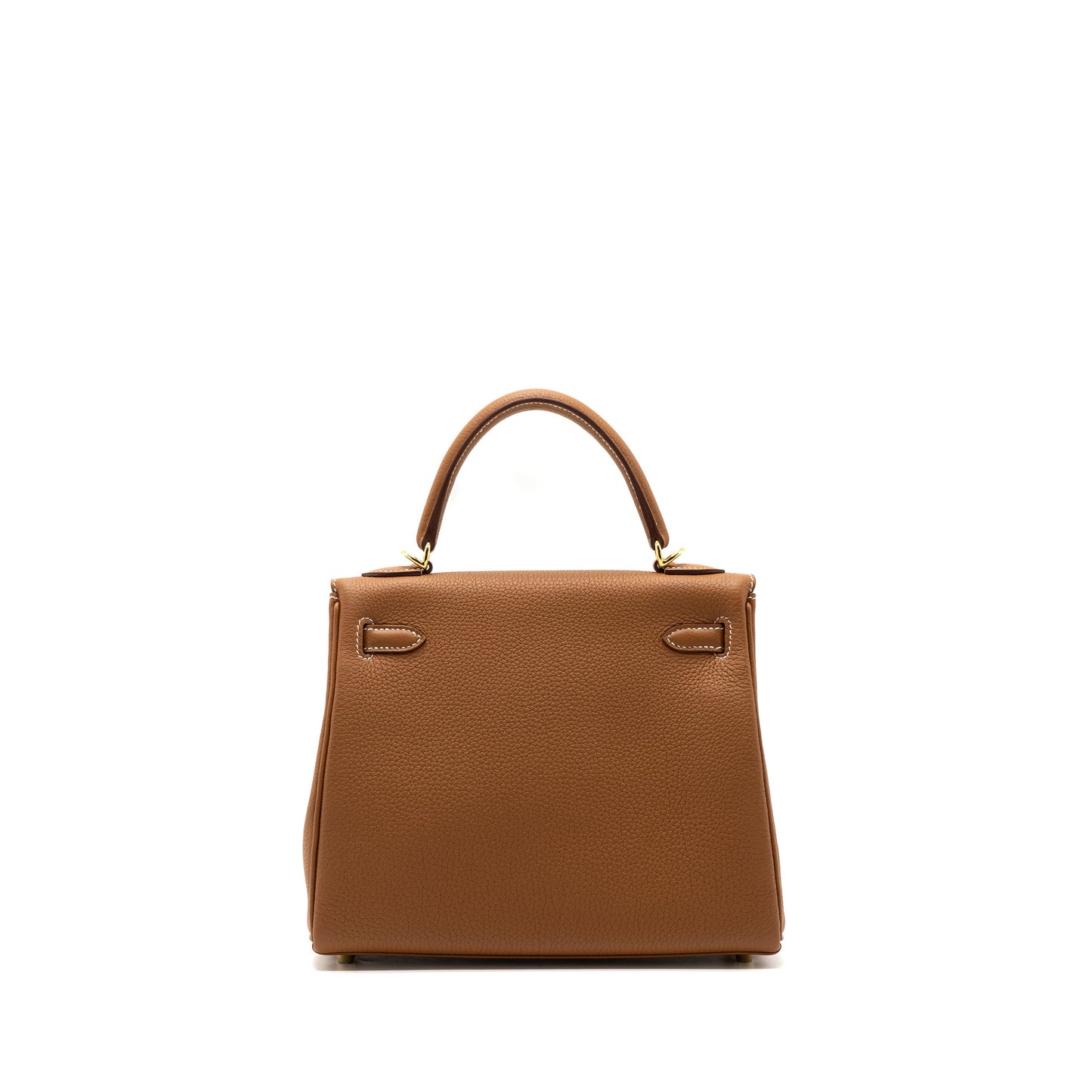 Hermes Kelly 25 Togo Gold GHW Stamp U