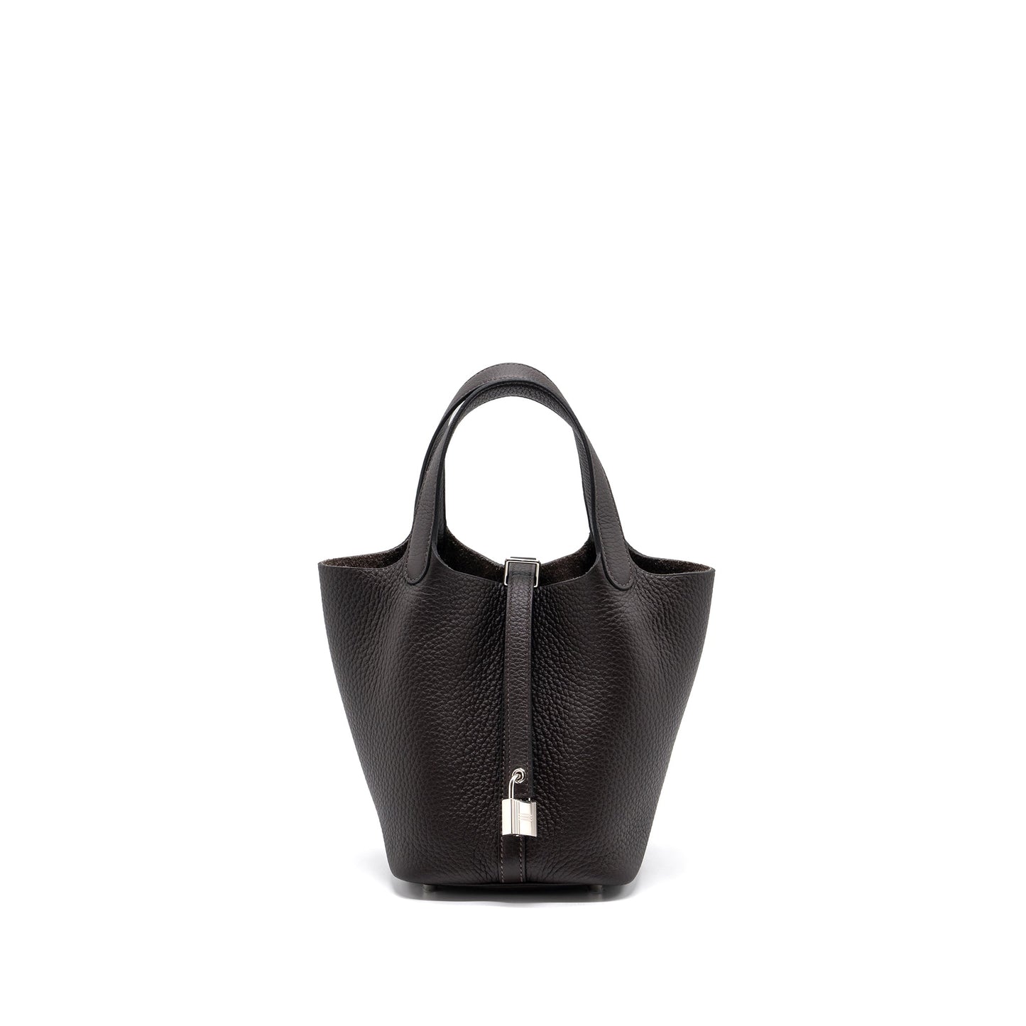 Hermes Picotin 18 Clemence Macassar SHW Stamp B