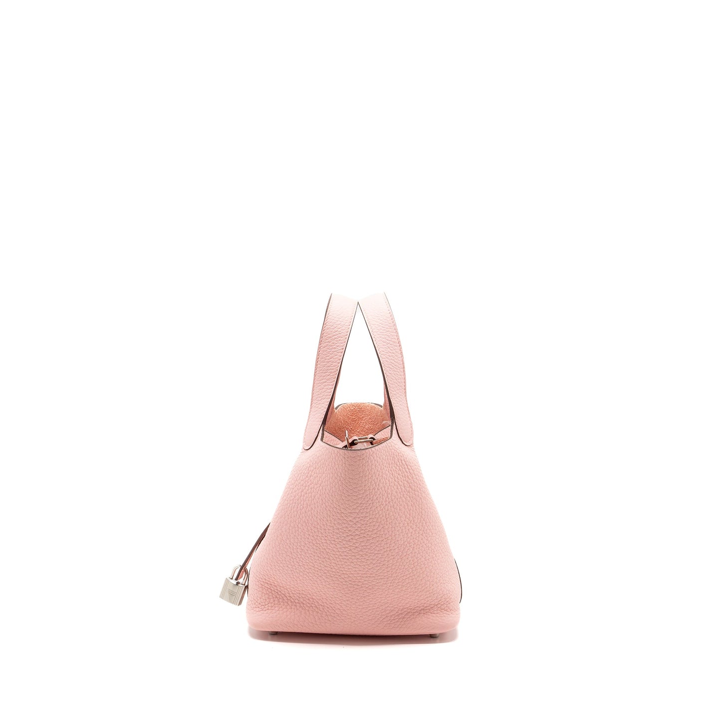 Hermes Picotin 18 Lock Bag Clemence 3Q Rose Sakura SHW Stamp U