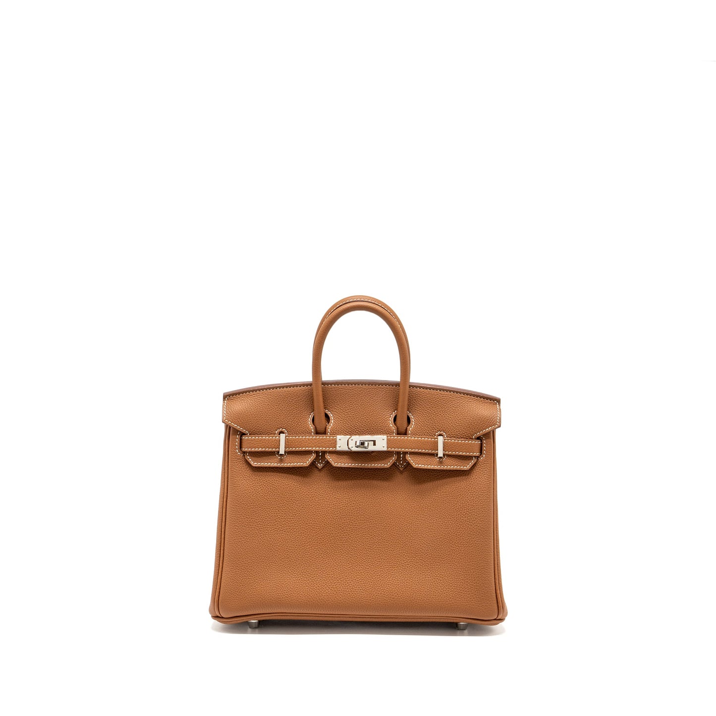 Hermes Birkin 25 Togo Gold SHW Stamp C