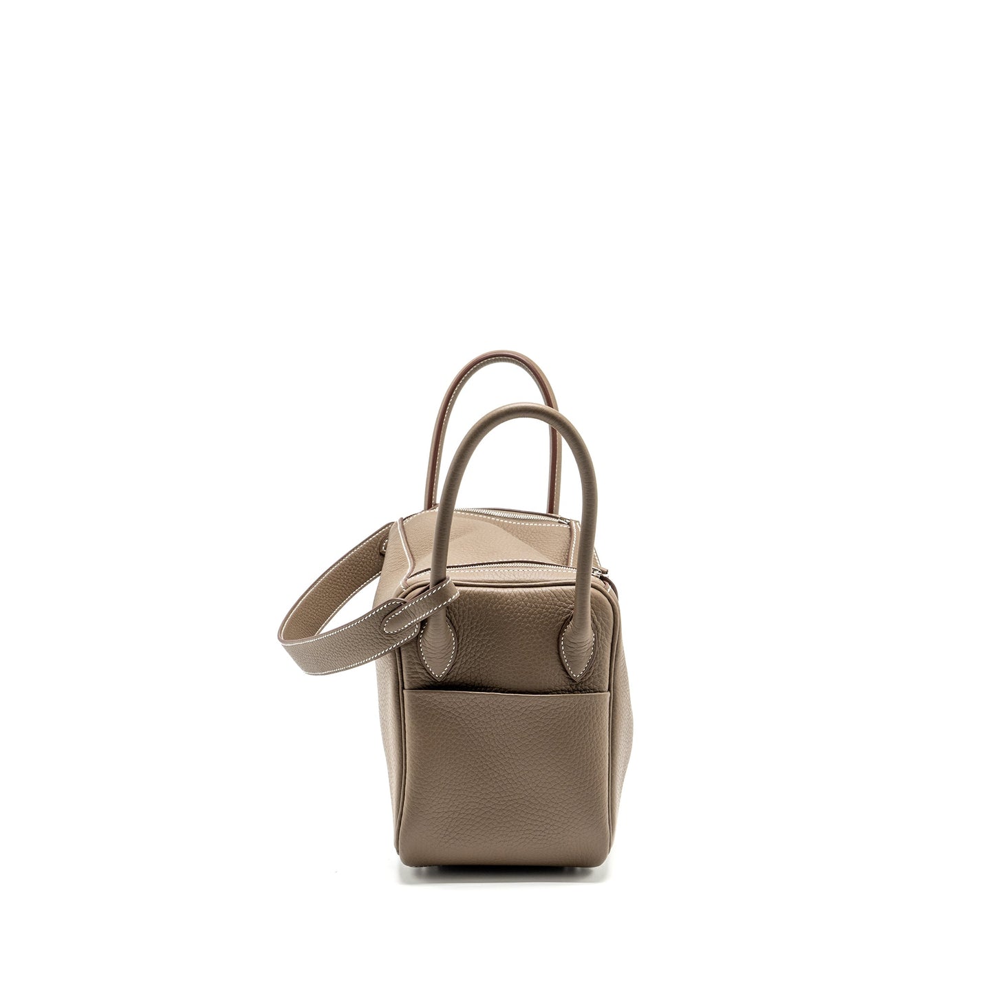 Hermes Lindy 26 Clemence Etoupe SHW Stamp B