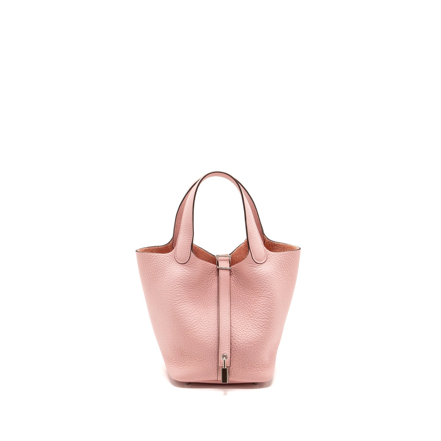 Hermes Picotin 18 Lock Bag Clemence 3Q Rose Sakura SHW Stamp U