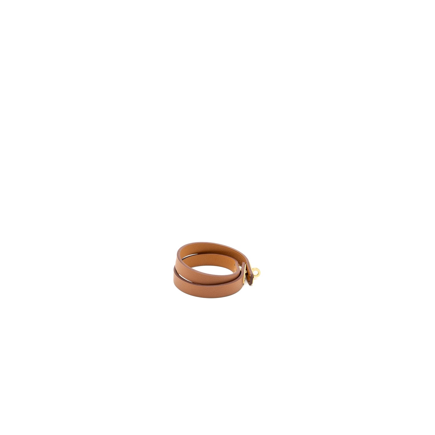Hermes Size T3 Mini Kelly Bracelet Leather Gold GHW Stamp Z