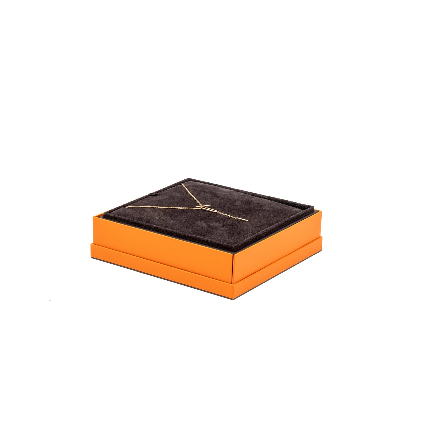 Hermes Ever Chaine D’Ancre Lariat Necklace Rose Gold, Diamonds