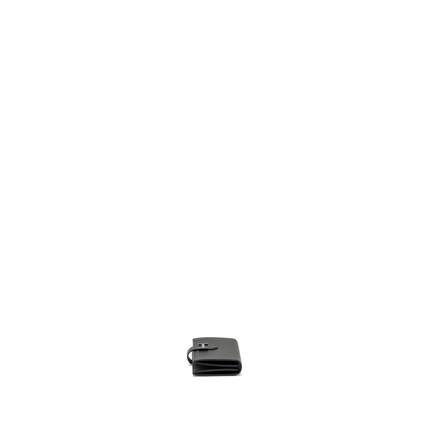 Hermes Bearn card holder Epsom so black stamp B