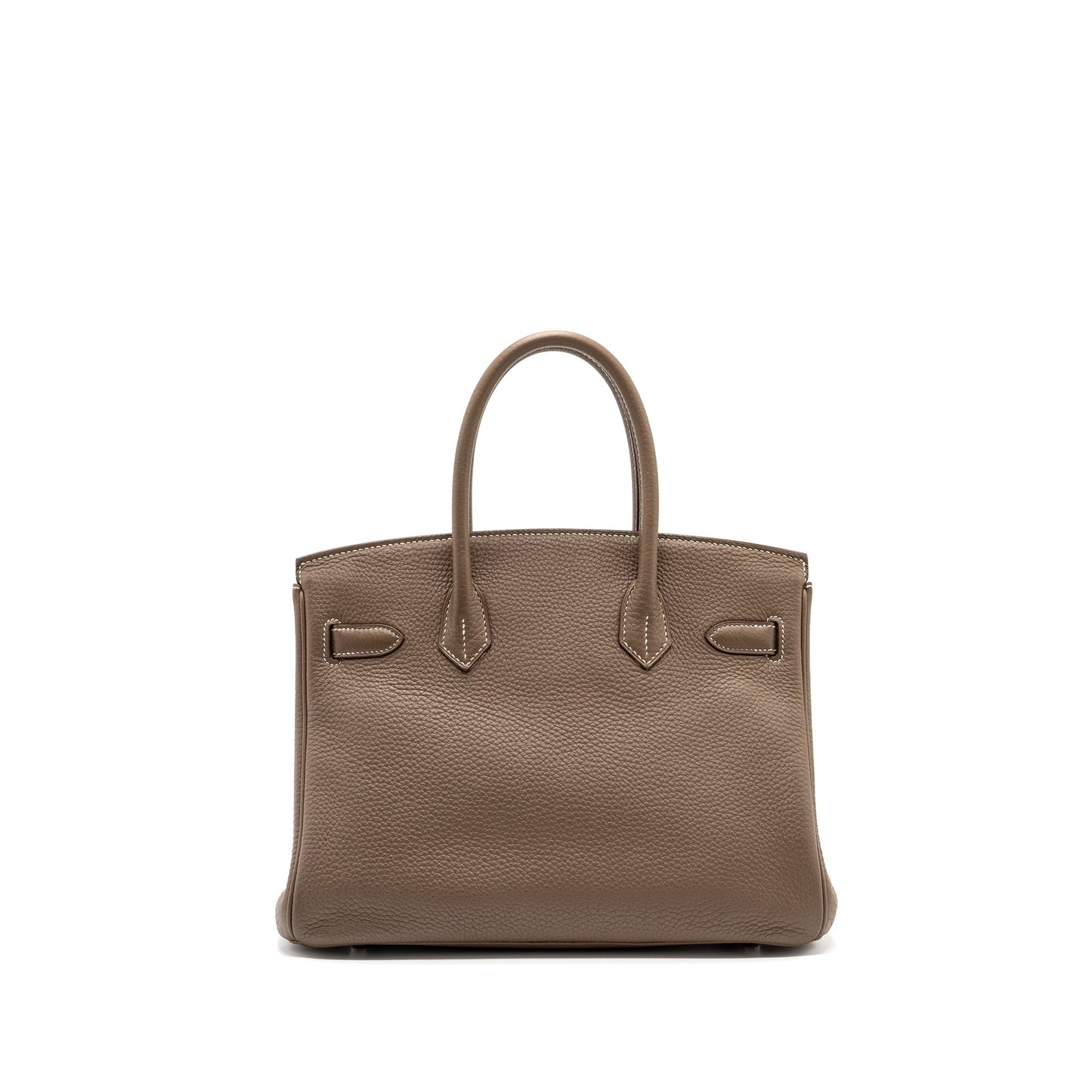 Hermes Birkin 30 togo Etoupe SHW stamp square P