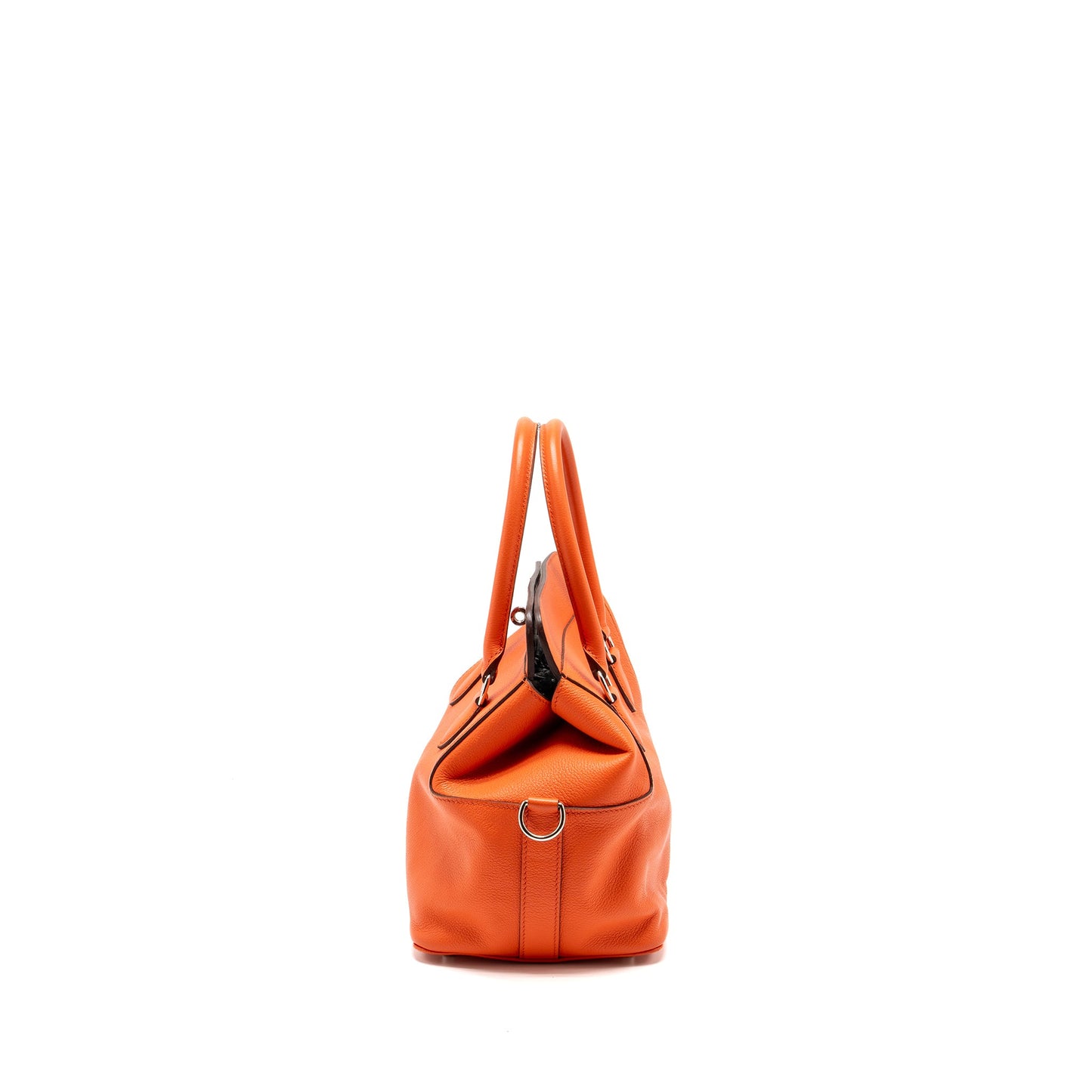Hermes tool box 20 evercolor Orange poppy/ Bordeaux SHW stamp A