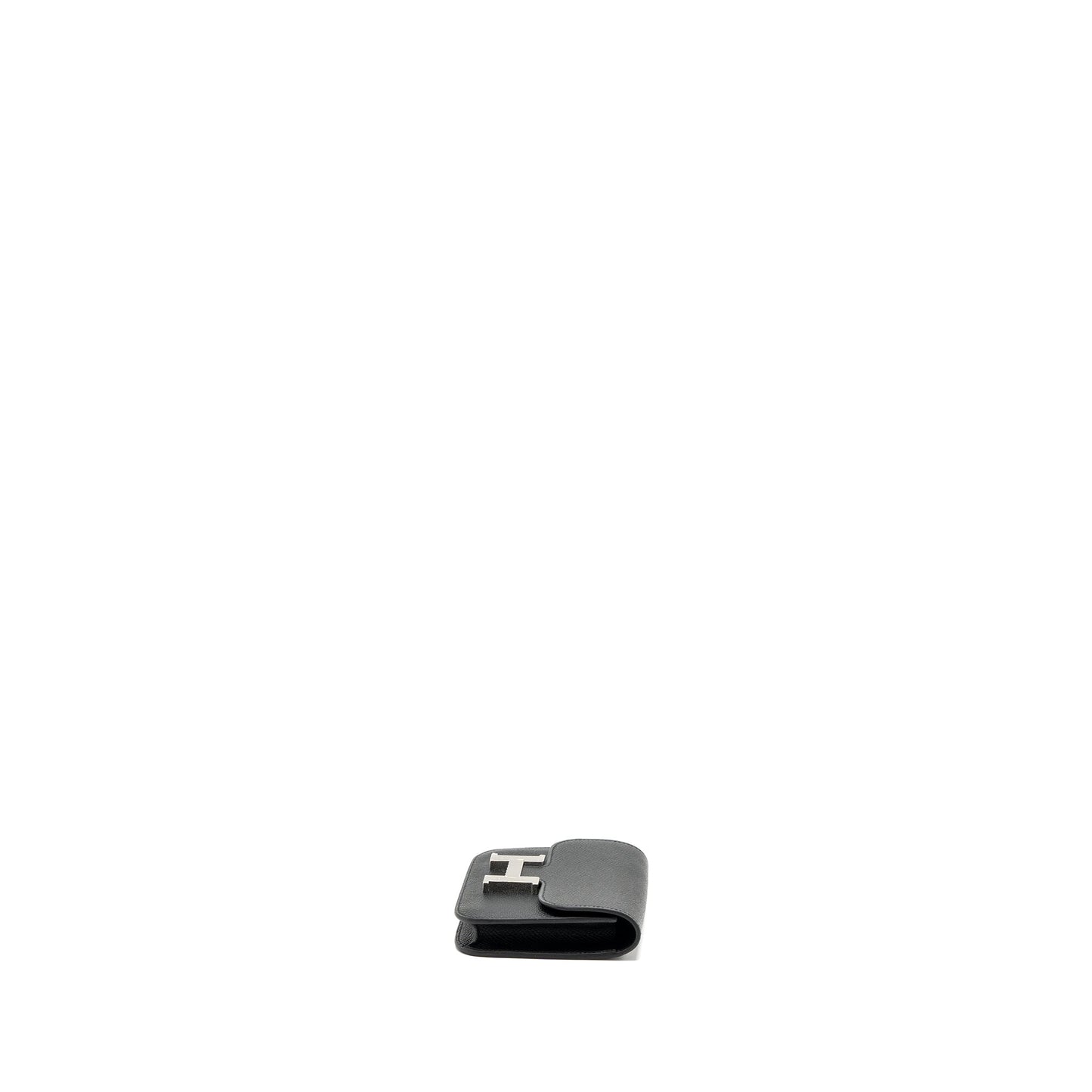 Hermes Constance slim epsom black SHW stamp B