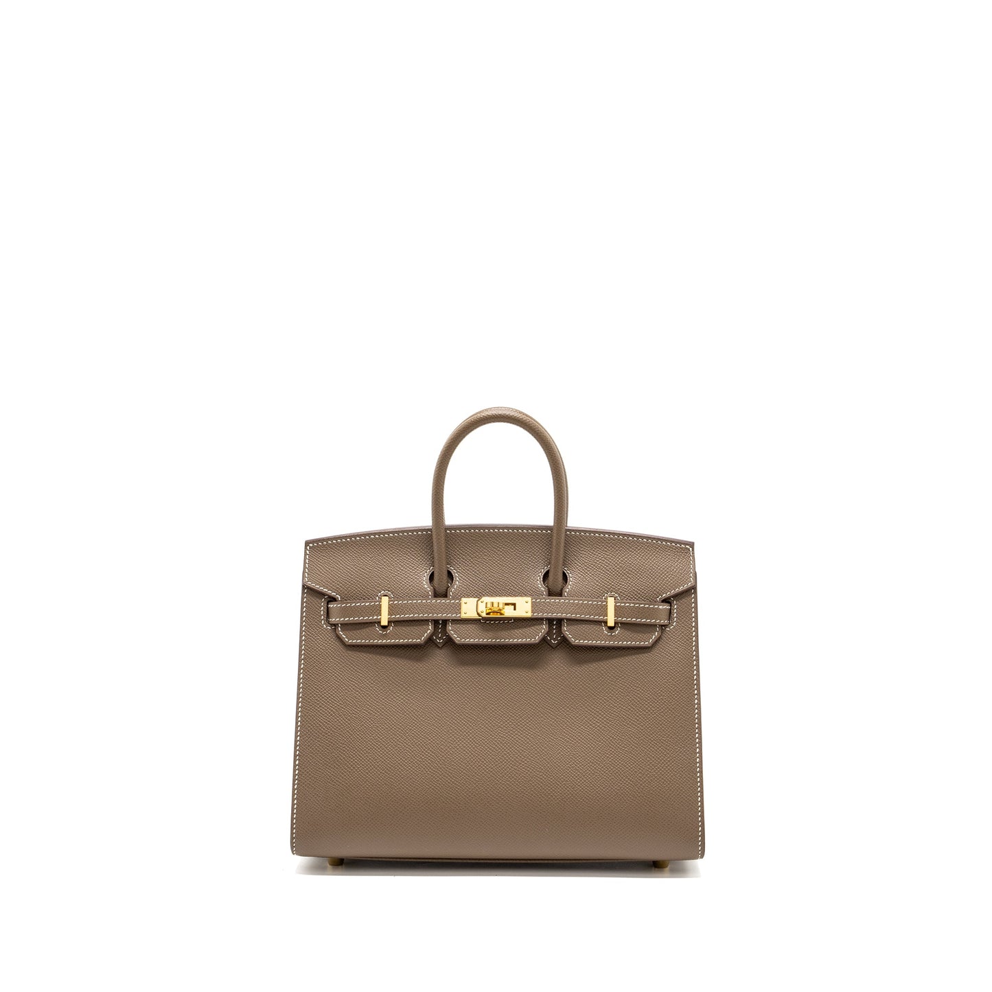 Hermes Birkin 25 Epsom Etoupe GHW Stamp Z