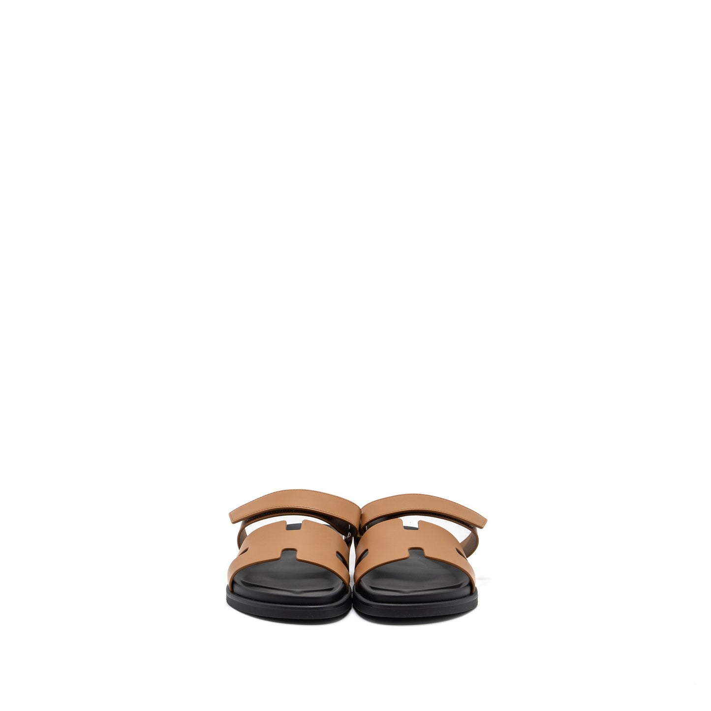 HERMES SIZE 43 CHYPRE SANDALS CALFSKIN NATURAL