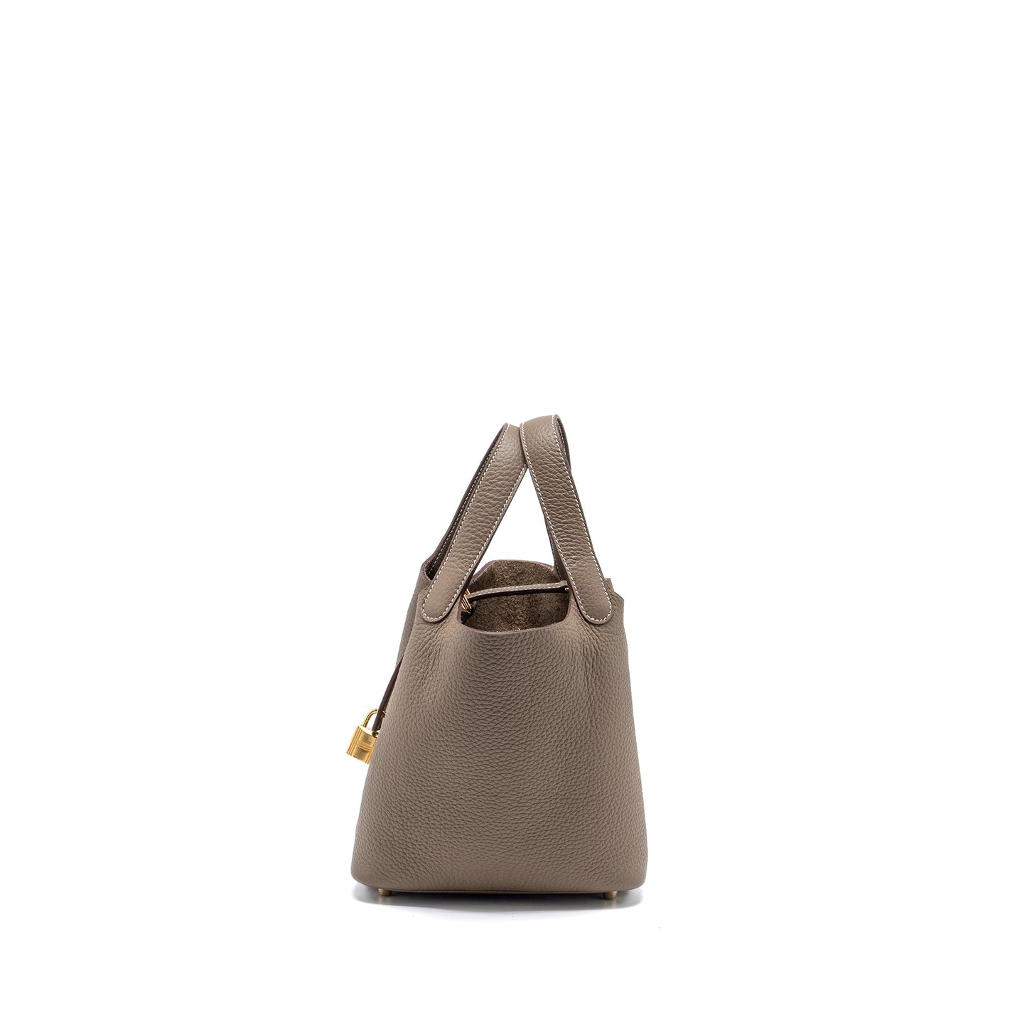Hermes Picotin 18 Lock Bag Clemence Etoupe GHW Stamp B