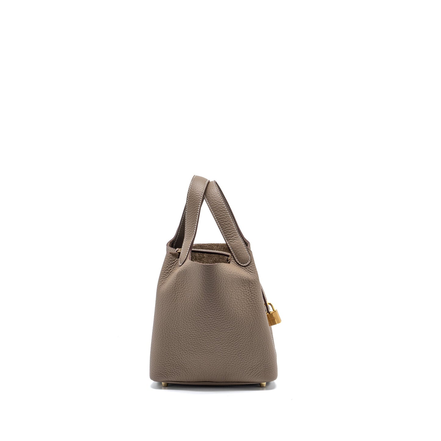 Hermes Picotin 18 Lock Bag Clemence Etoupe GHW Stamp B
