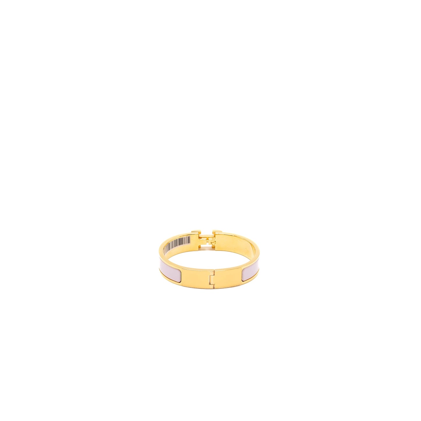 Hermes size PM clic H bracelet Rose Dragee GHW