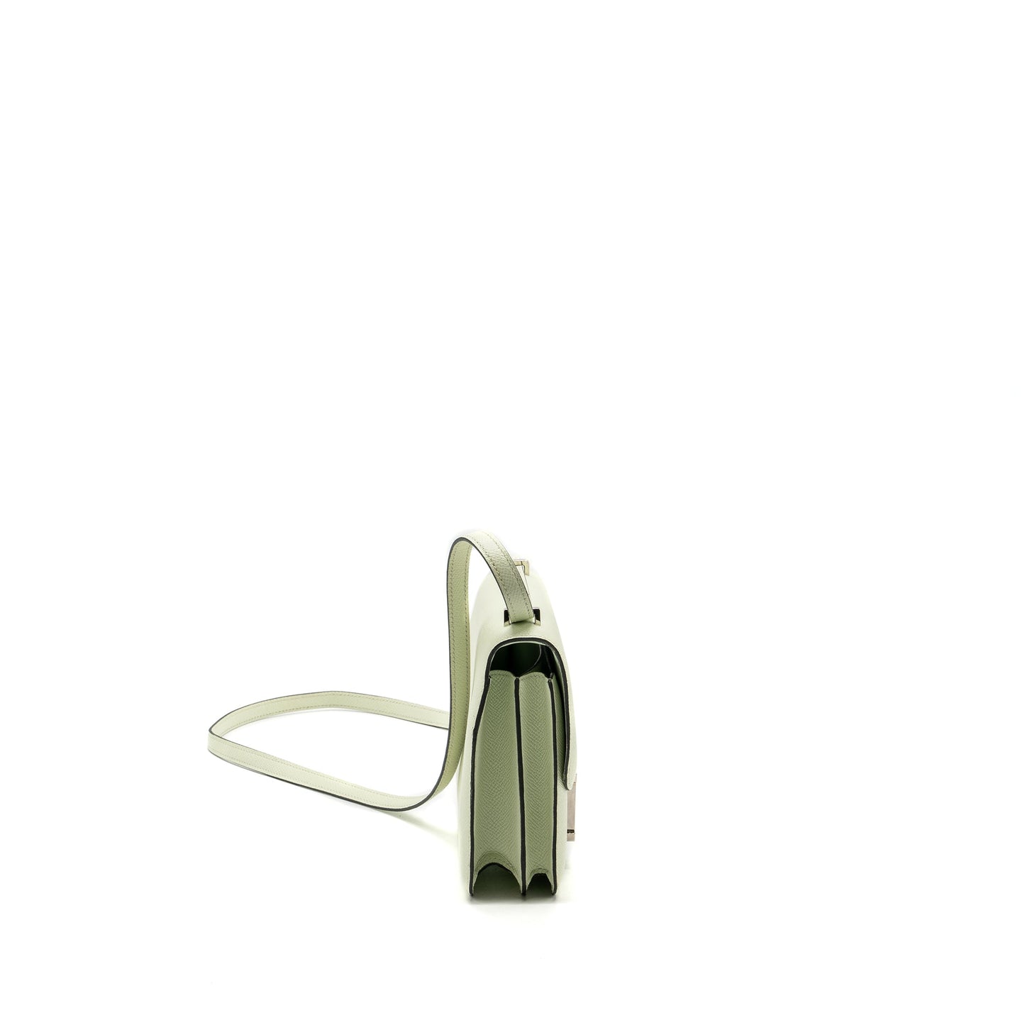 Hermes mini Constance epsom vert fizz SHW stamp U