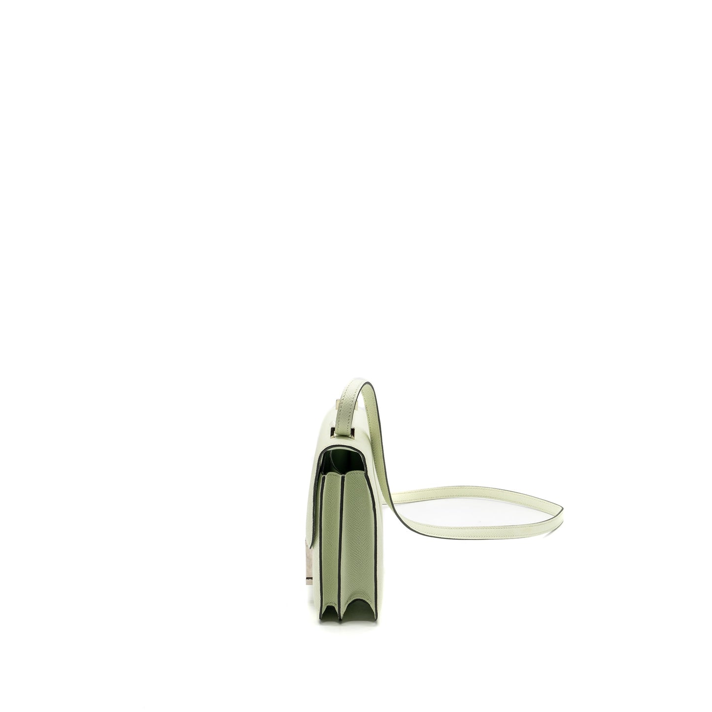 Hermes mini Constance epsom vert fizz SHW stamp U