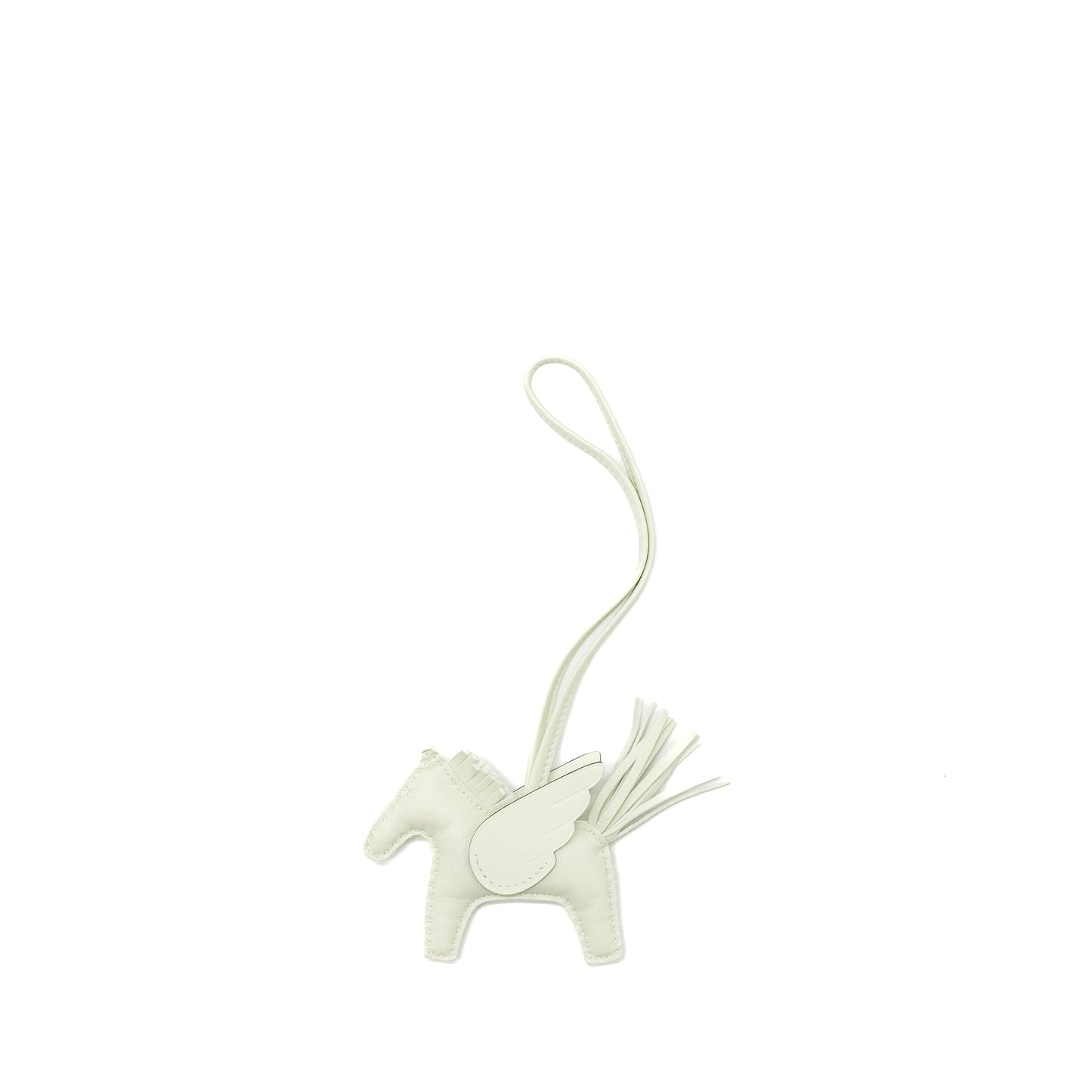 Hermes Rodeo Pegase PM Bag Charm Vert Fizz Stamp B