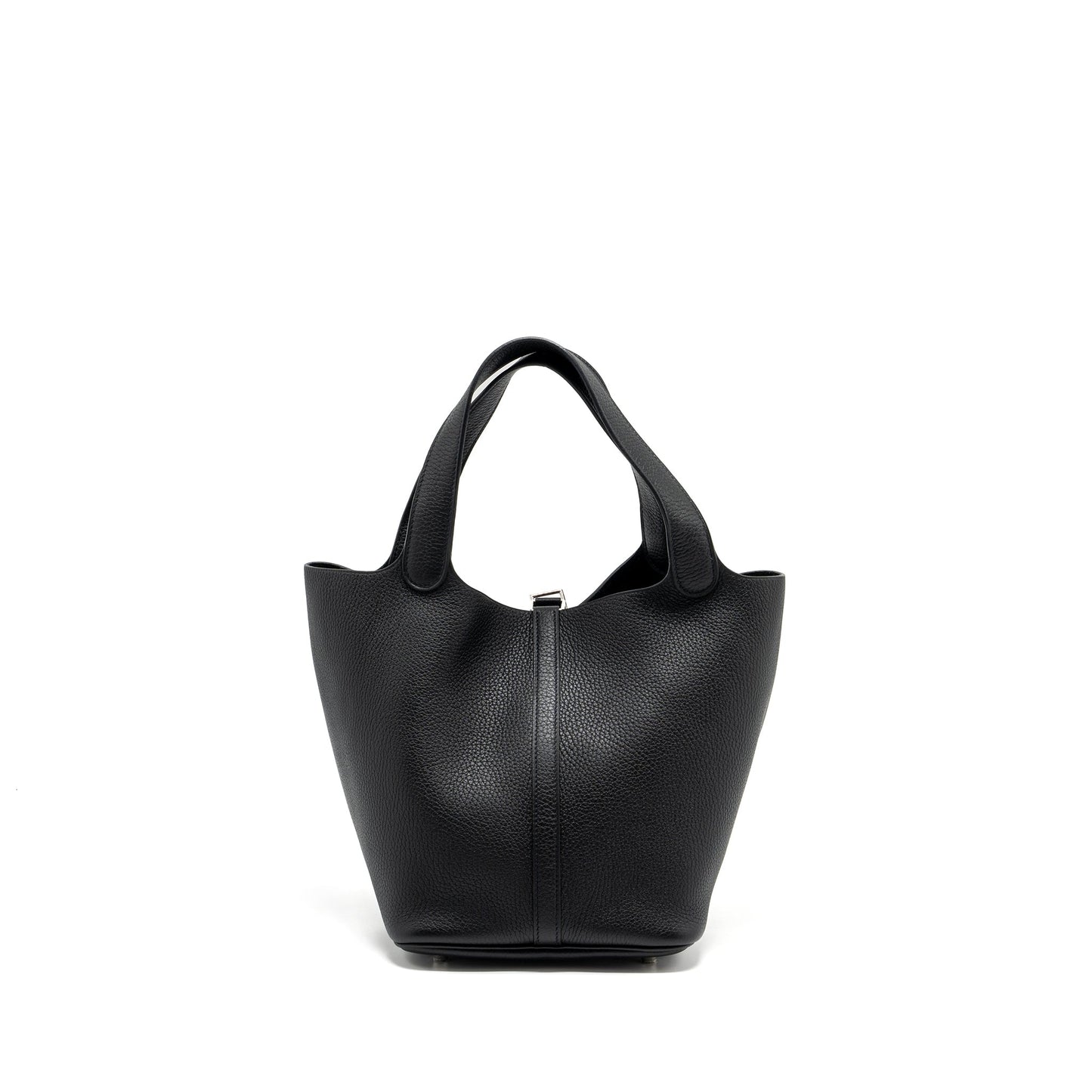 Hermes picotin 22 lock bag clemence Black SHW Stamp Z