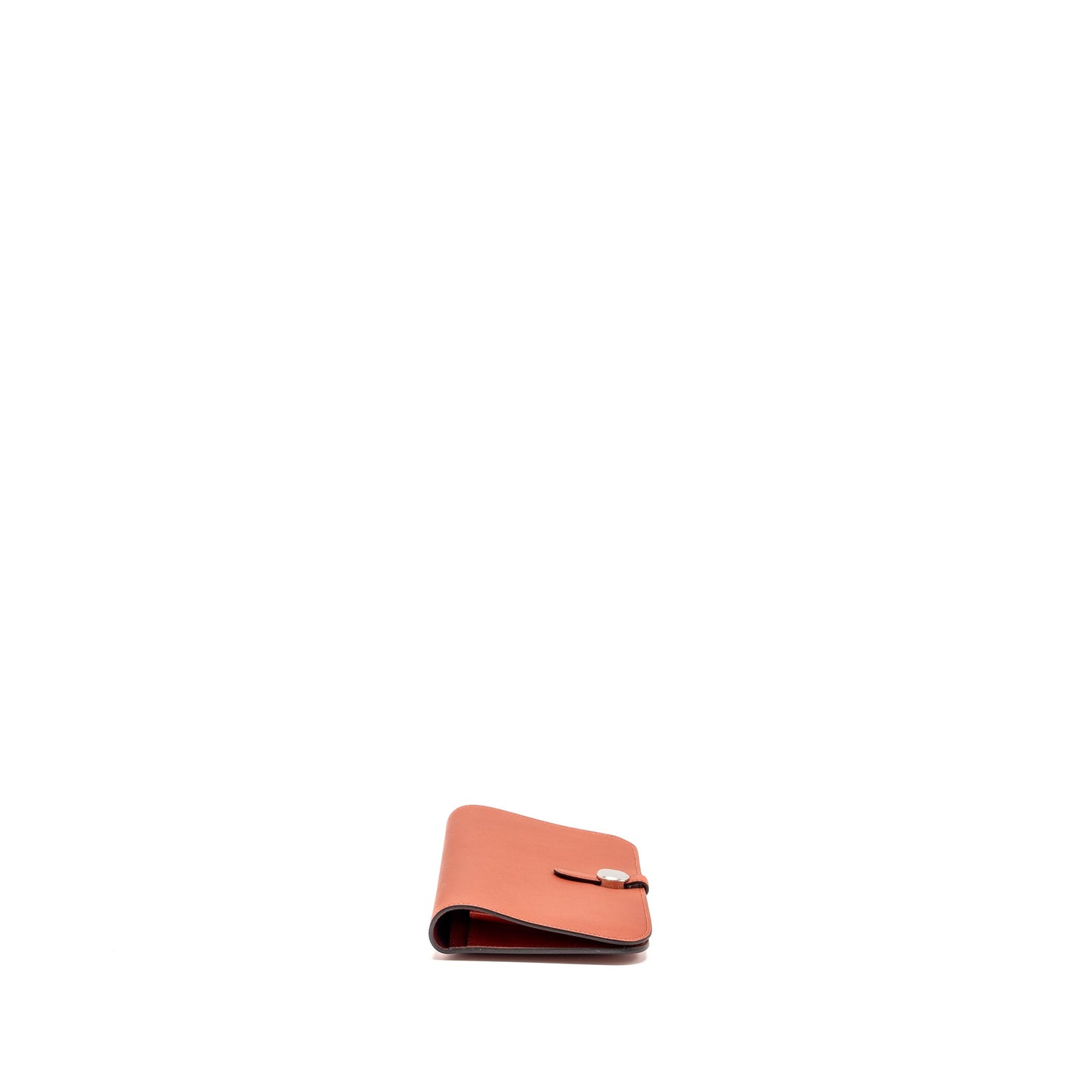 Hermes Dogon compact Wallet Swift Sanguine SHW Stamp T