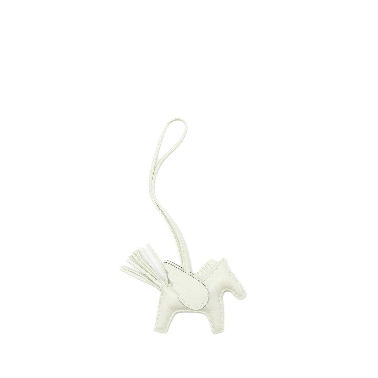 Hermes Rodeo Pegase PM Bag Charm Vert Fizz Stamp B