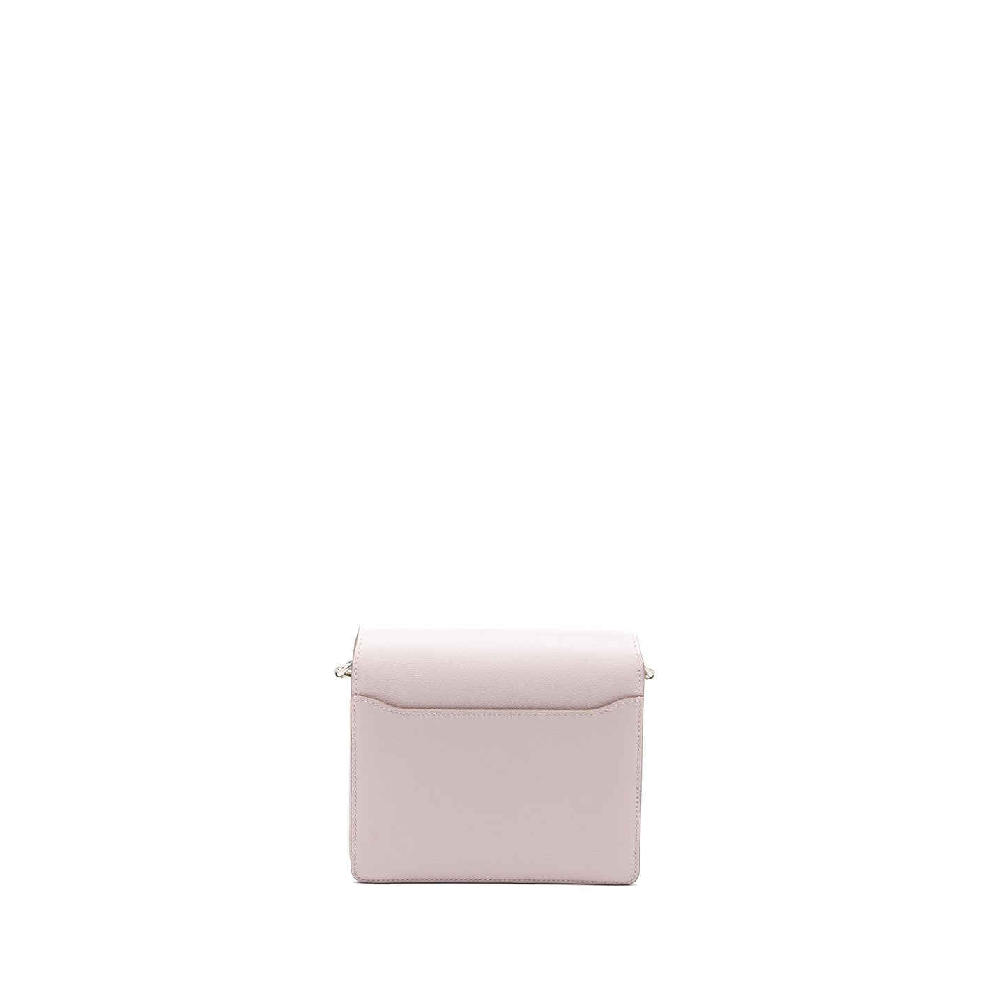 Hermes Mini Roulis Evercolor mauve pale SHW stamp B