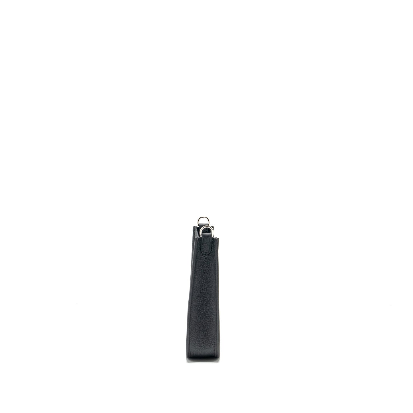 Hermes Mini Evelyne clemence black/gris misty SHW stamp W